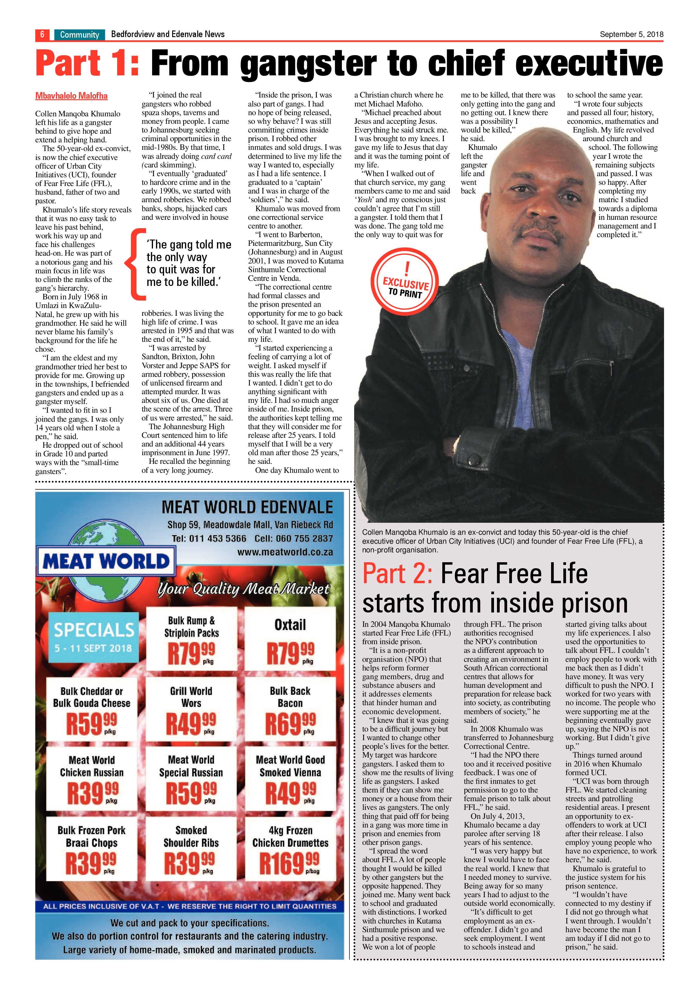 Bedfordview Edenvale News 05 September 2018 page 6