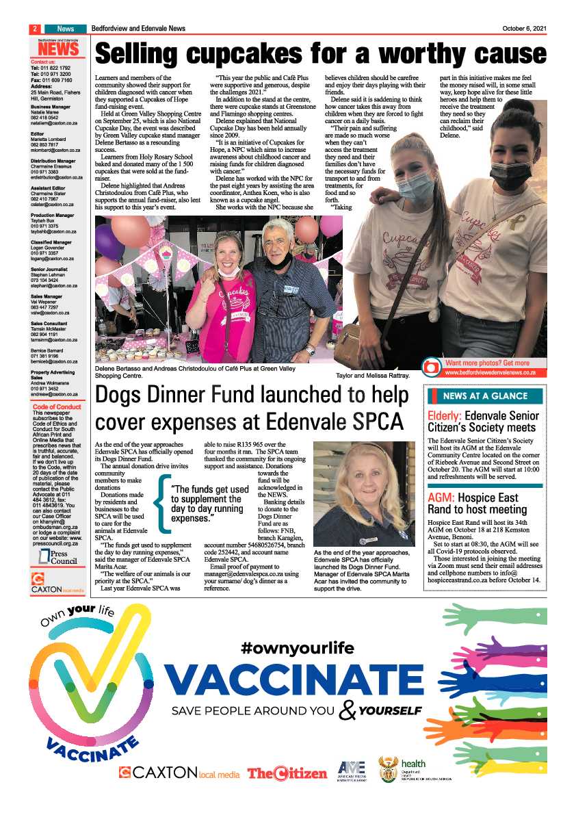 Bedfordview Edenvale News 06 October 2021 page 2