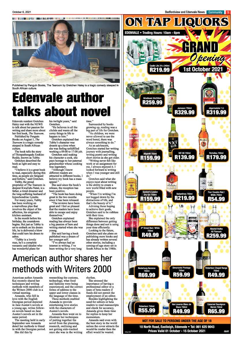 Bedfordview Edenvale News 06 October 2021 page 5