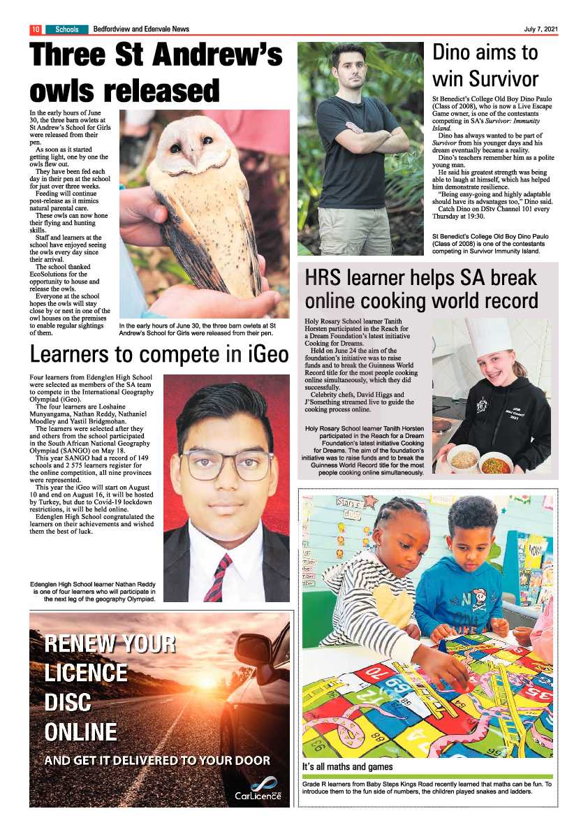 Bedfordview Edenvale News 07 July 2021 page 10