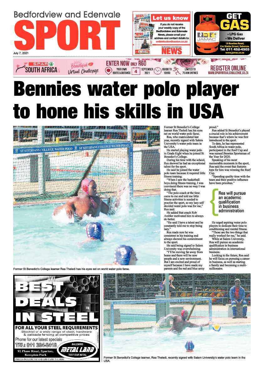 Bedfordview Edenvale News 07 July 2021 page 16