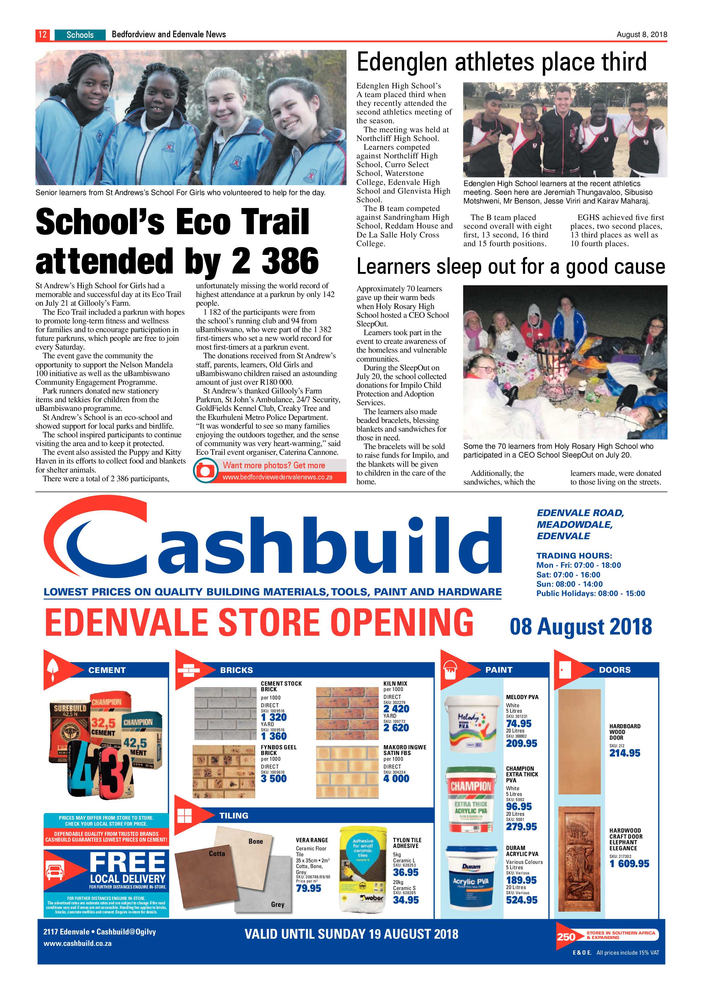 Bedfordview Edenvale News 08 August 2018 page 12