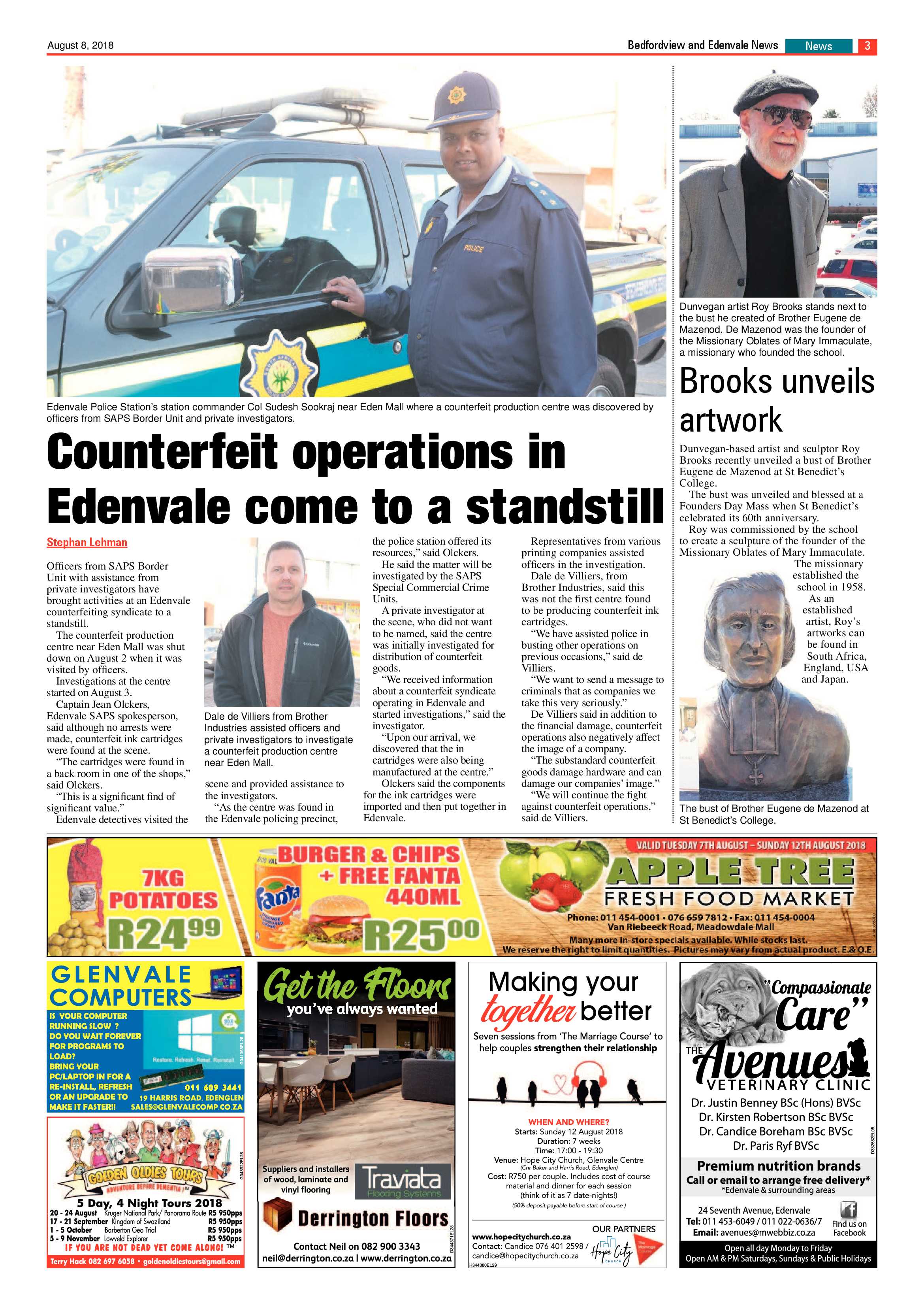Bedfordview Edenvale News 08 August 2018 page 3