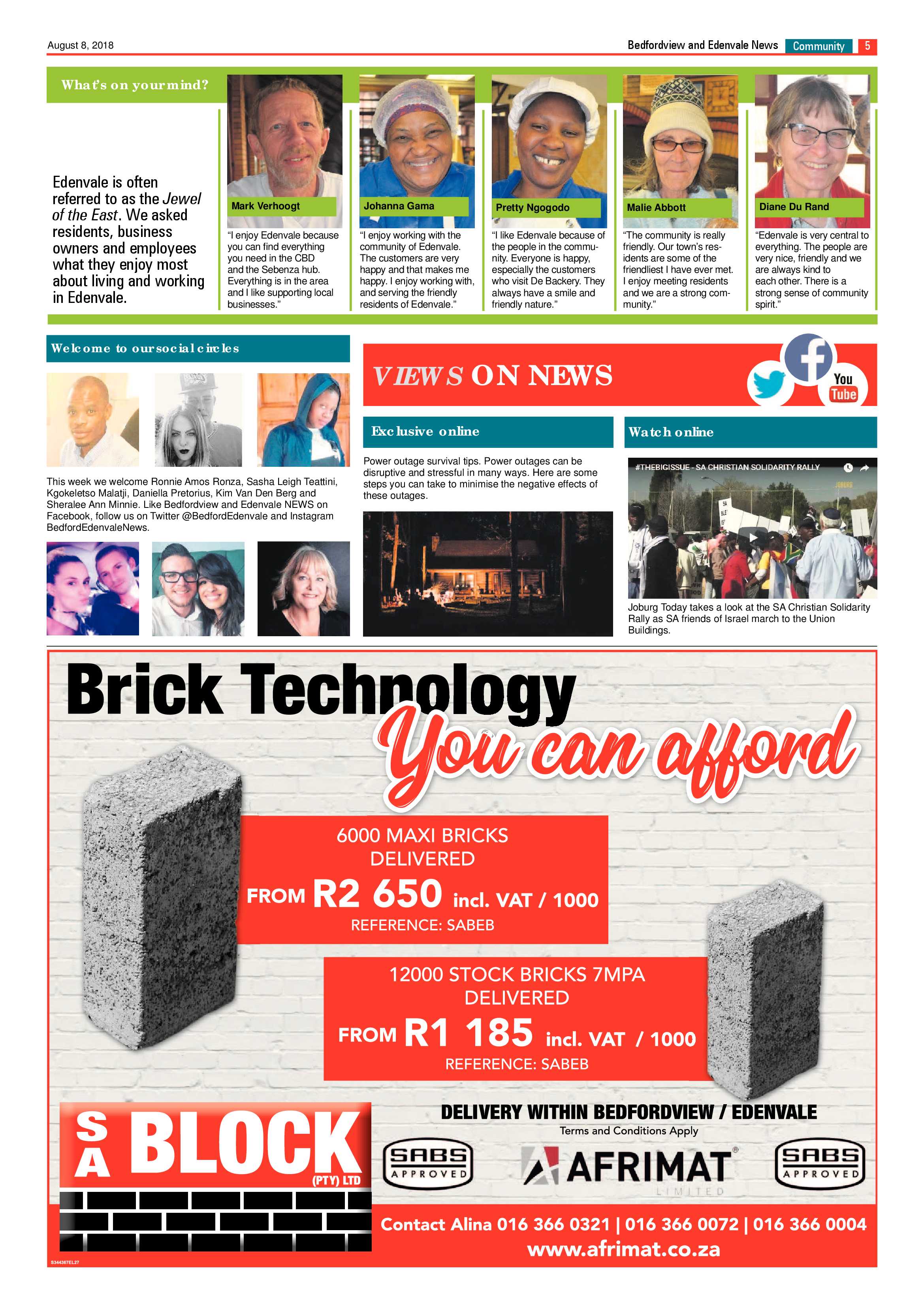 Bedfordview Edenvale News 08 August 2018 page 5
