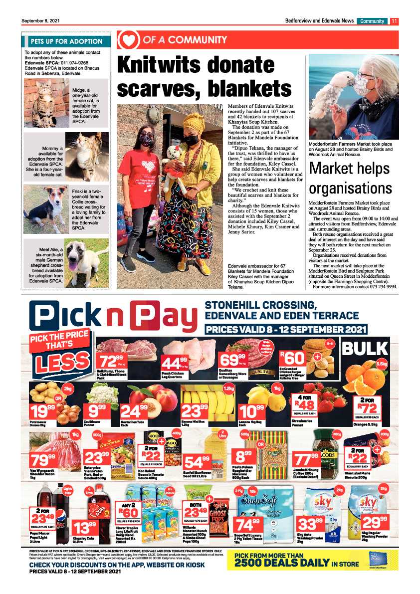 Bedfordview Edenvale News 08 September 2021 page 11