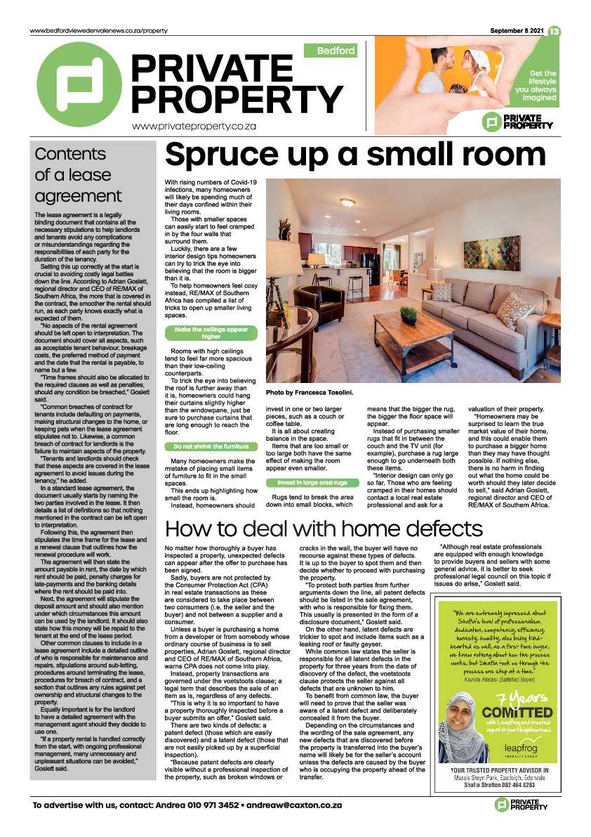 Bedfordview Edenvale News 08 September 2021 page 13