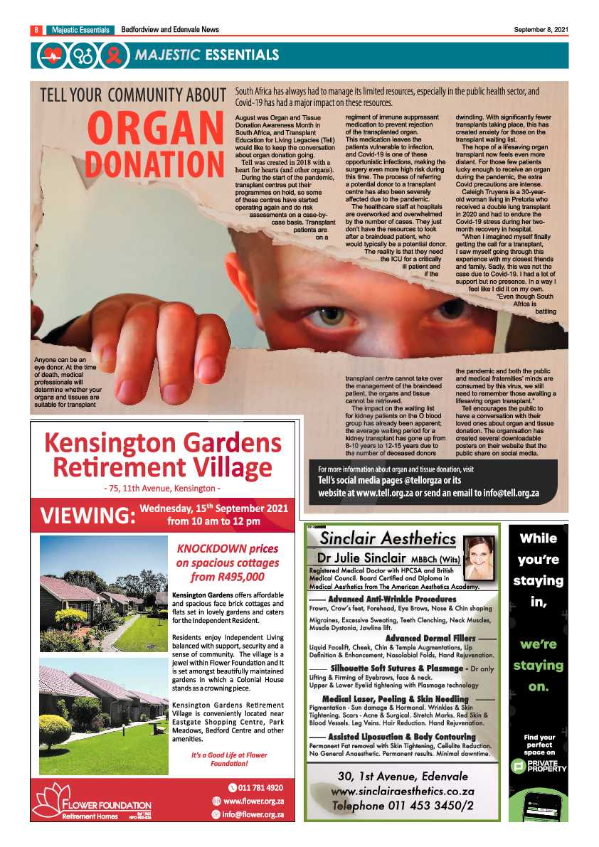 Bedfordview Edenvale News 08 September 2021 page 8