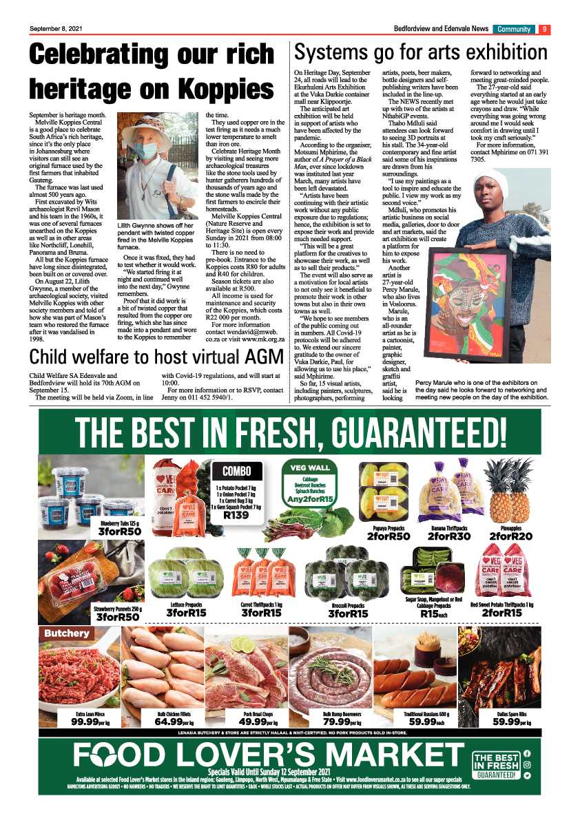 Bedfordview Edenvale News 08 September 2021 page 9