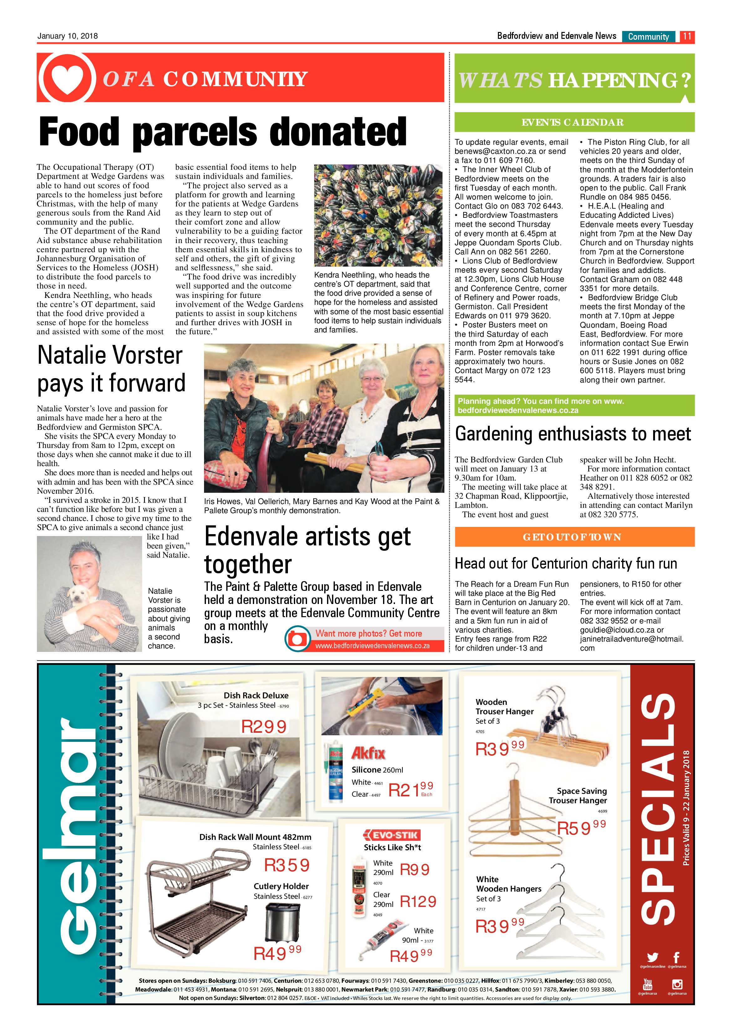 Bedfordview Edenvale News 10 January 2018 page 11