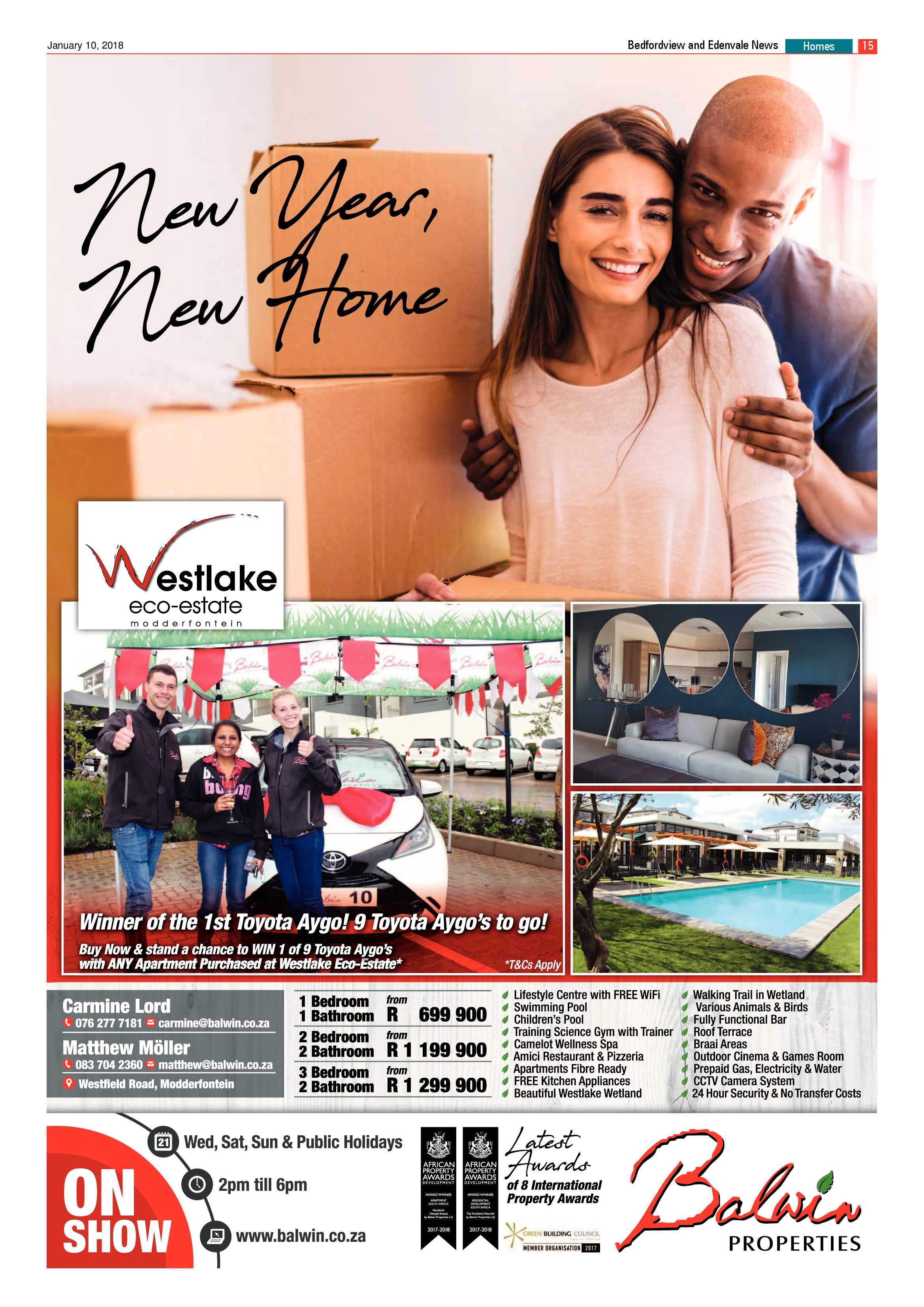 Bedfordview Edenvale News 10 January 2018 page 15