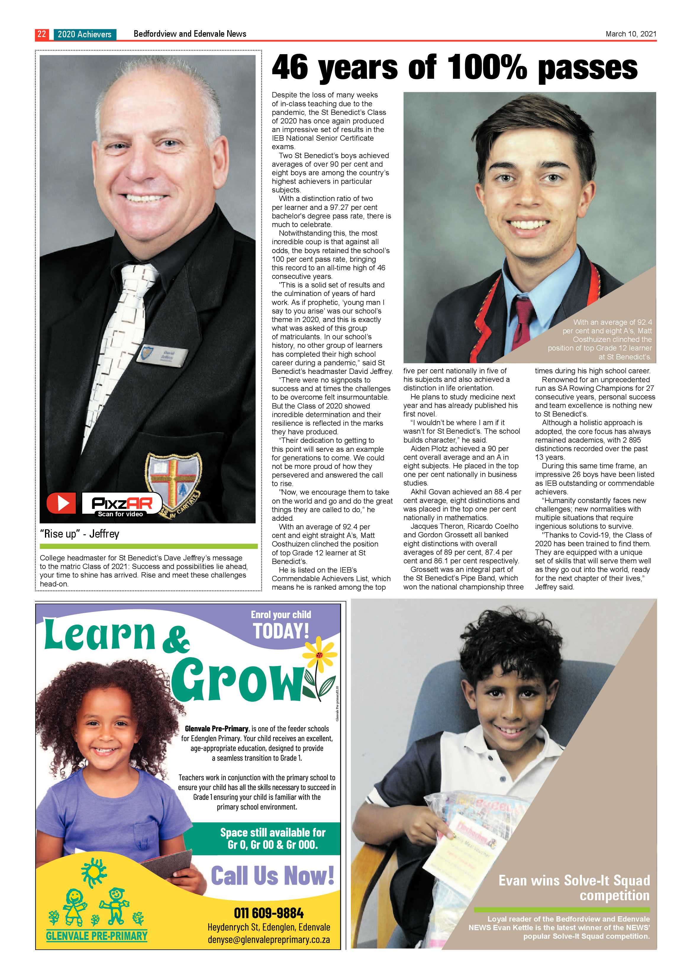 Bedfordview Edenvale News 10 March 2021 page 22