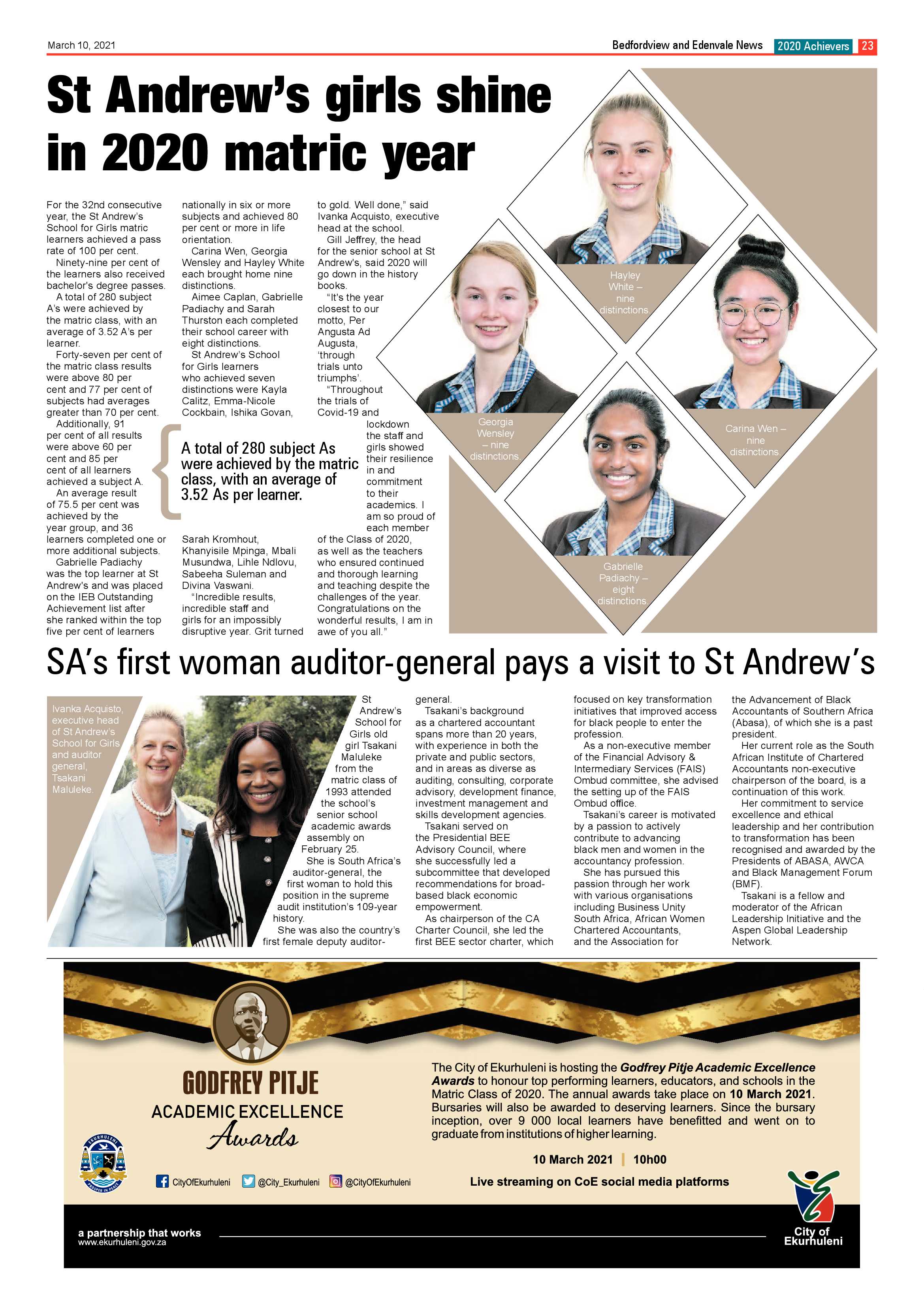Bedfordview Edenvale News 10 March 2021 page 23