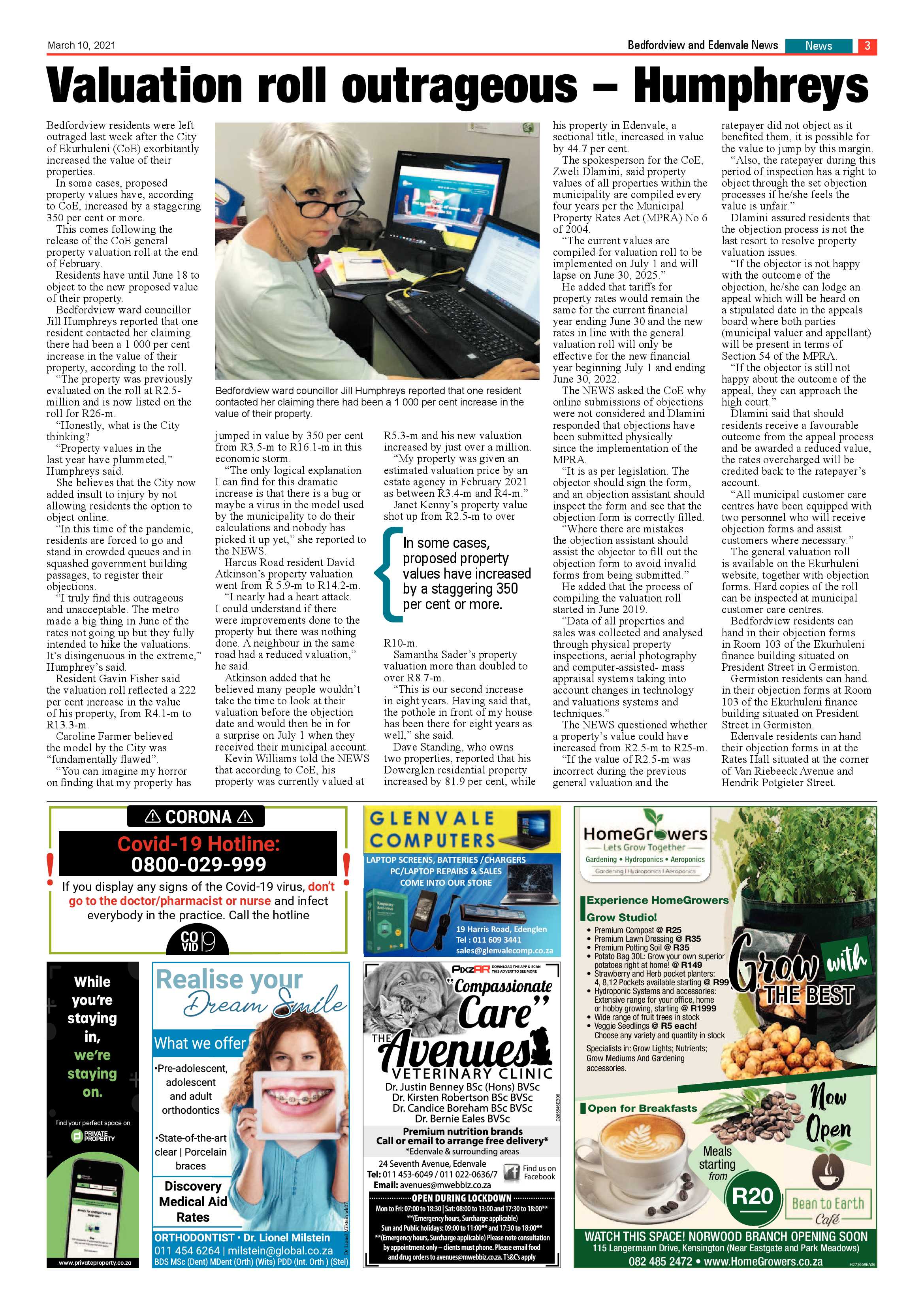 Bedfordview Edenvale News 10 March 2021 page 3