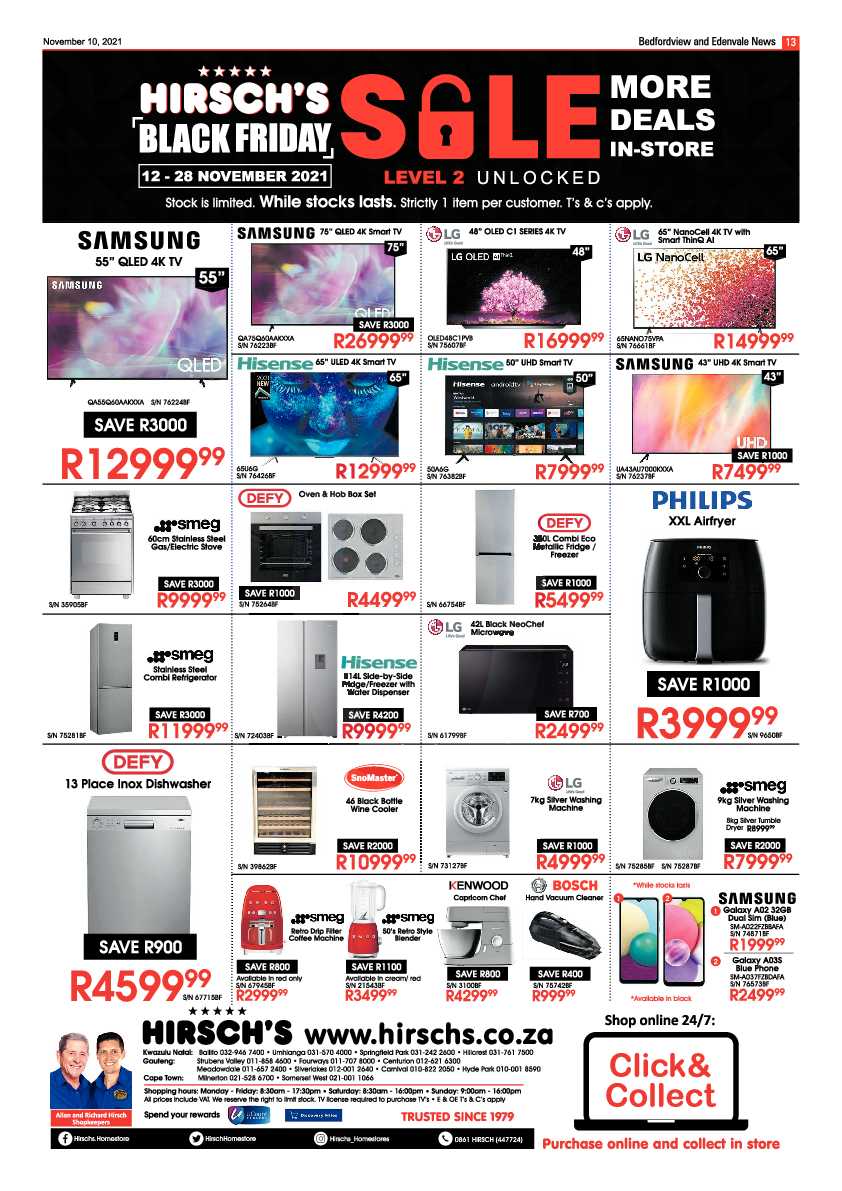 Bedfordview Edenvale News 10 November 2021 page 13