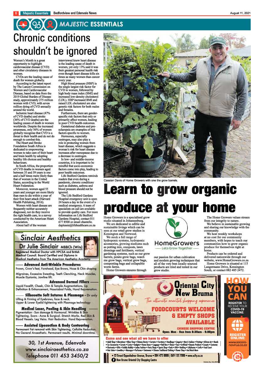 Bedfordview Edenvale News 11 August 2021 page 6