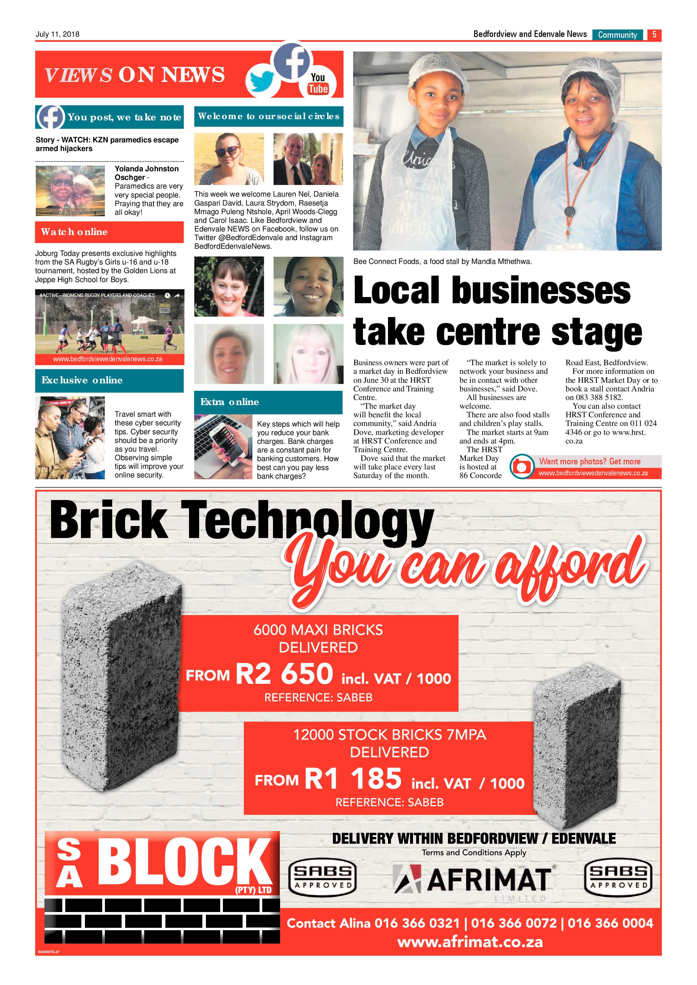 Bedfordview Edenvale News 11 July 2018 page 5