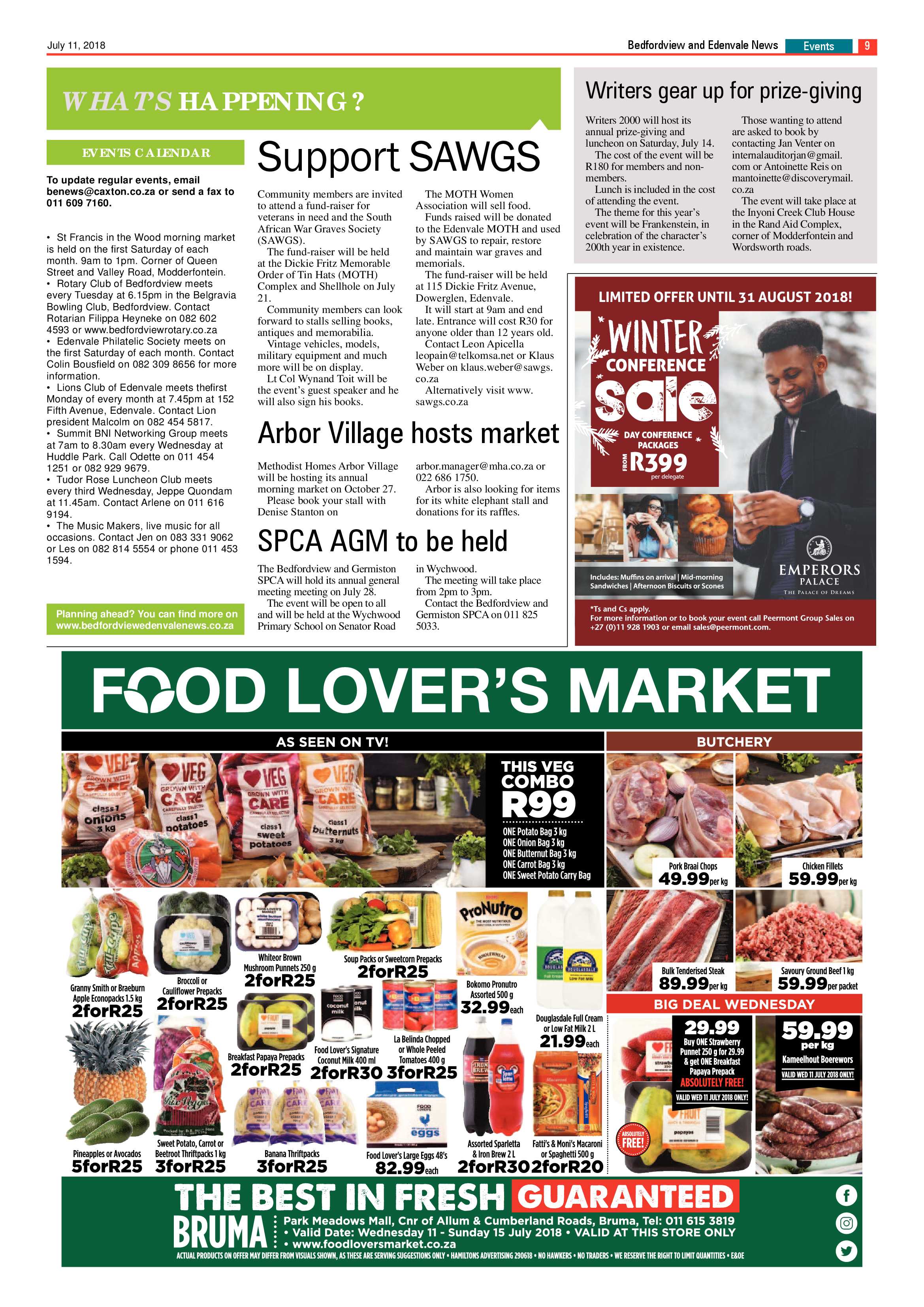 Bedfordview Edenvale News 11 July 2018 page 9