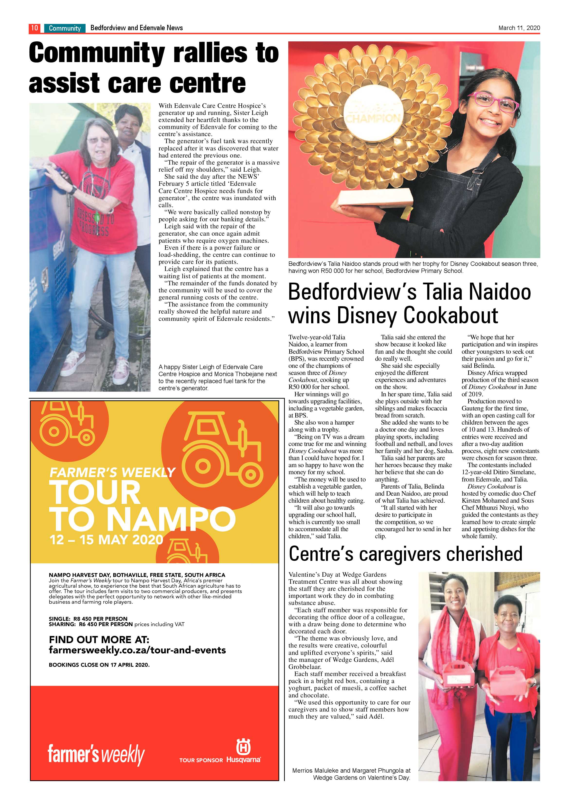 Bedfordview Edenvale News 11 March 2020 page 10