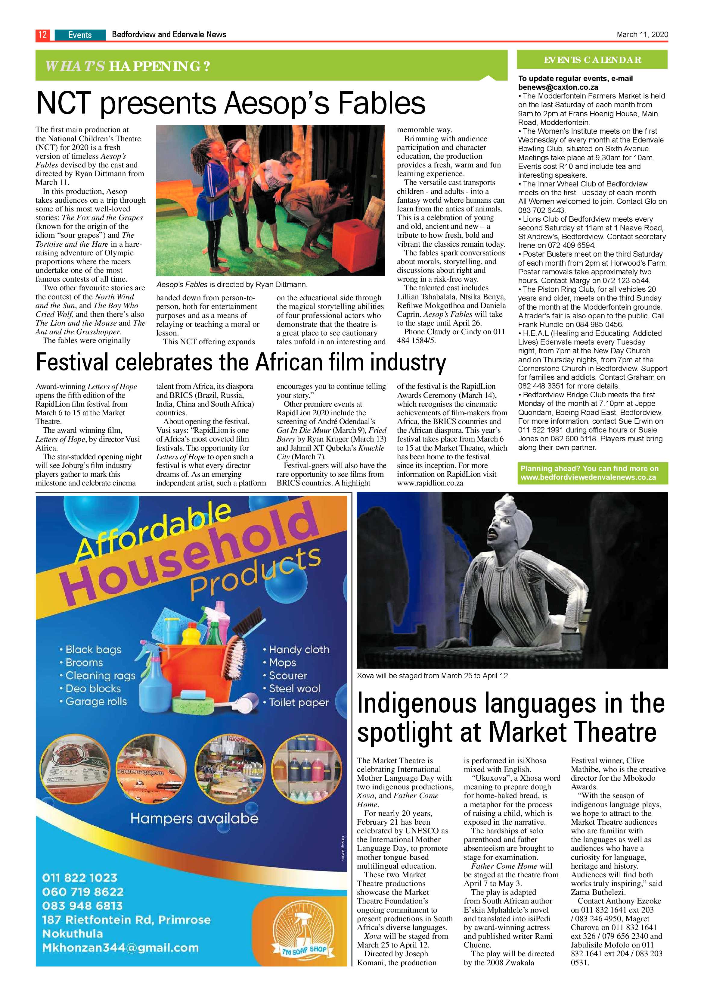 Bedfordview Edenvale News 11 March 2020 page 12