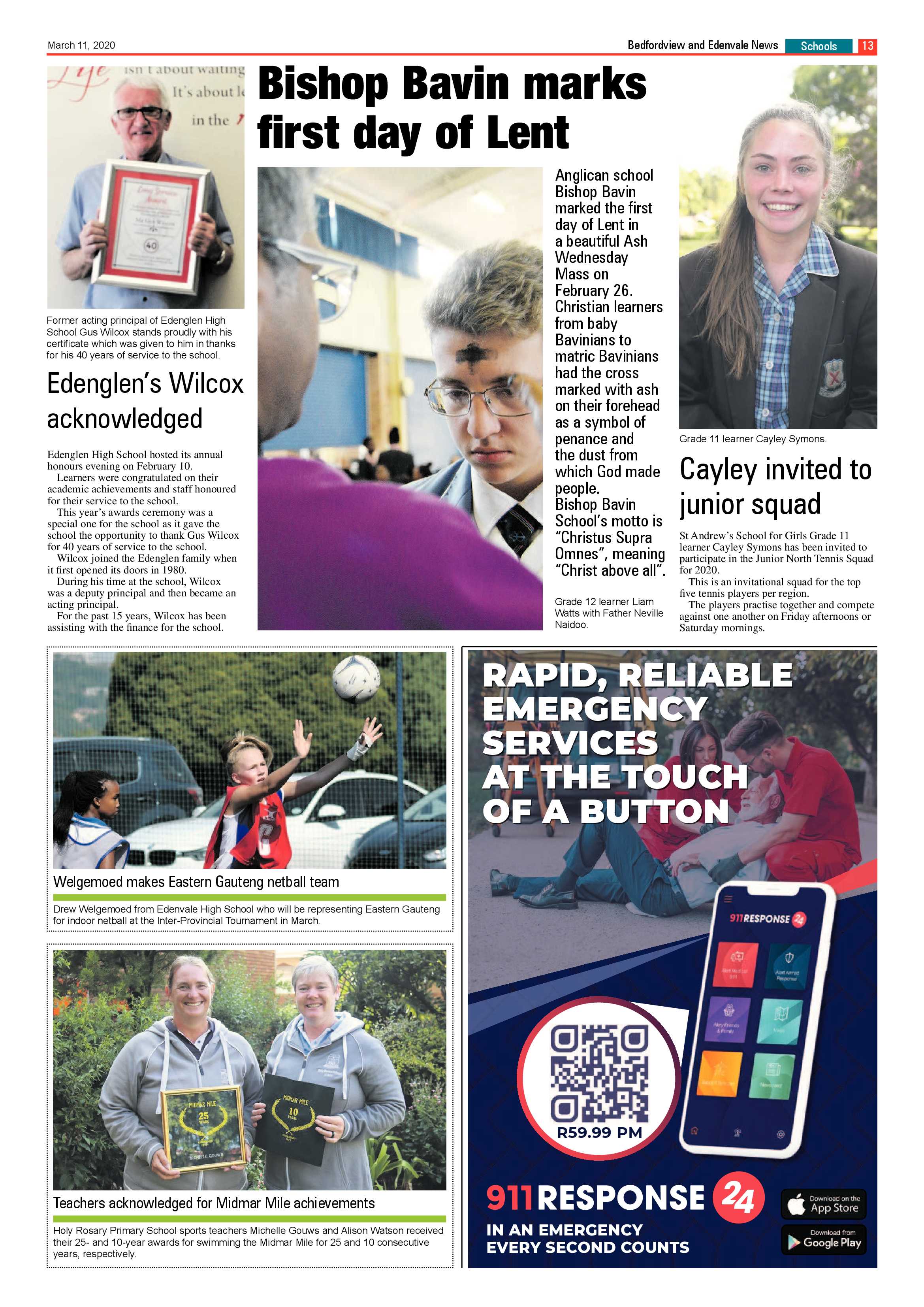 Bedfordview Edenvale News 11 March 2020 page 13