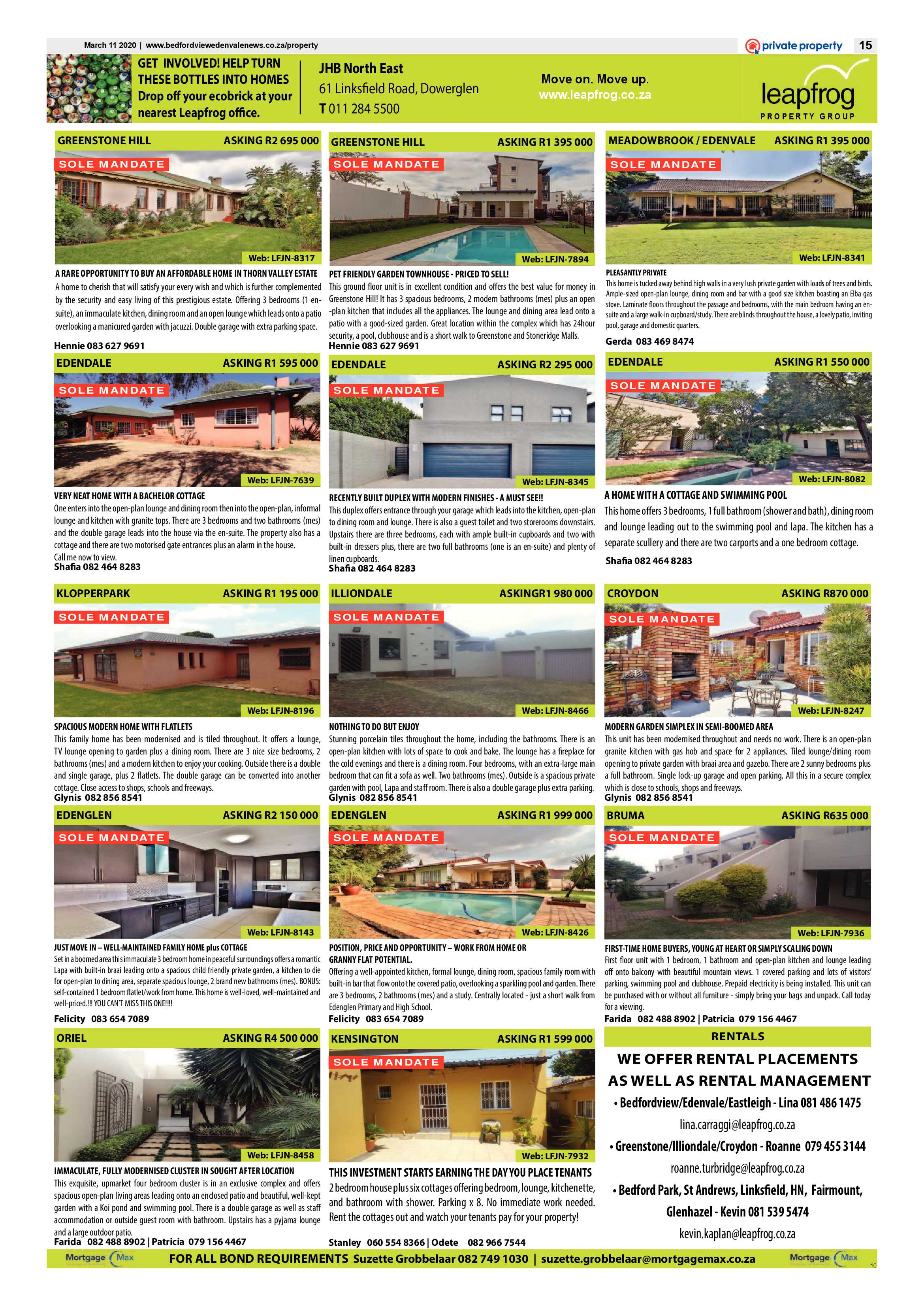 Bedfordview Edenvale News 11 March 2020 page 15