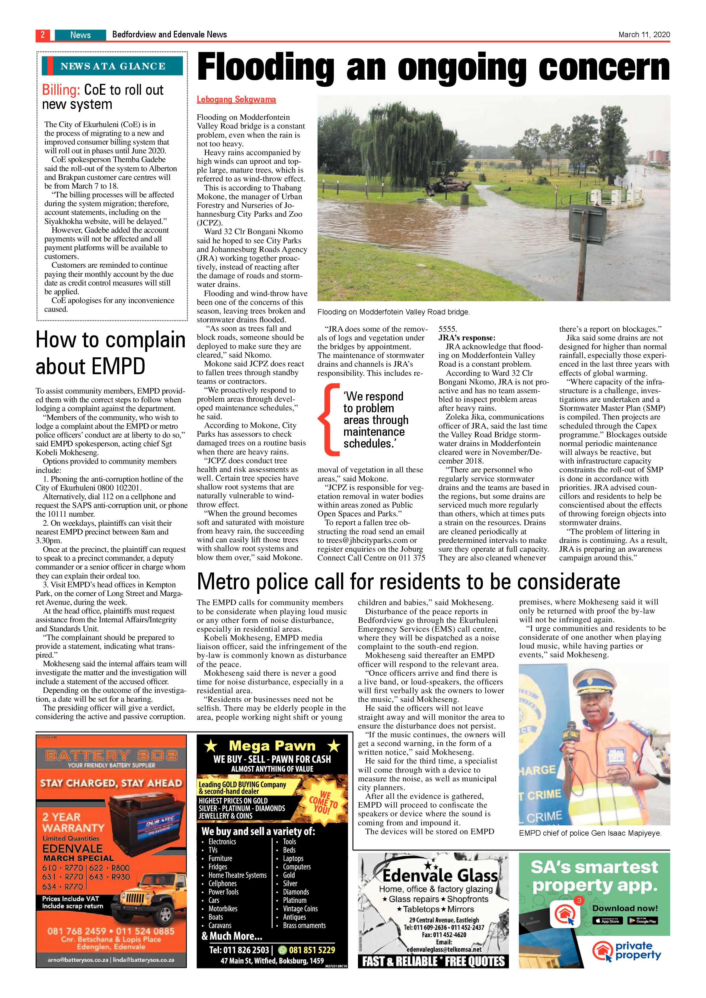 Bedfordview Edenvale News 11 March 2020 page 2