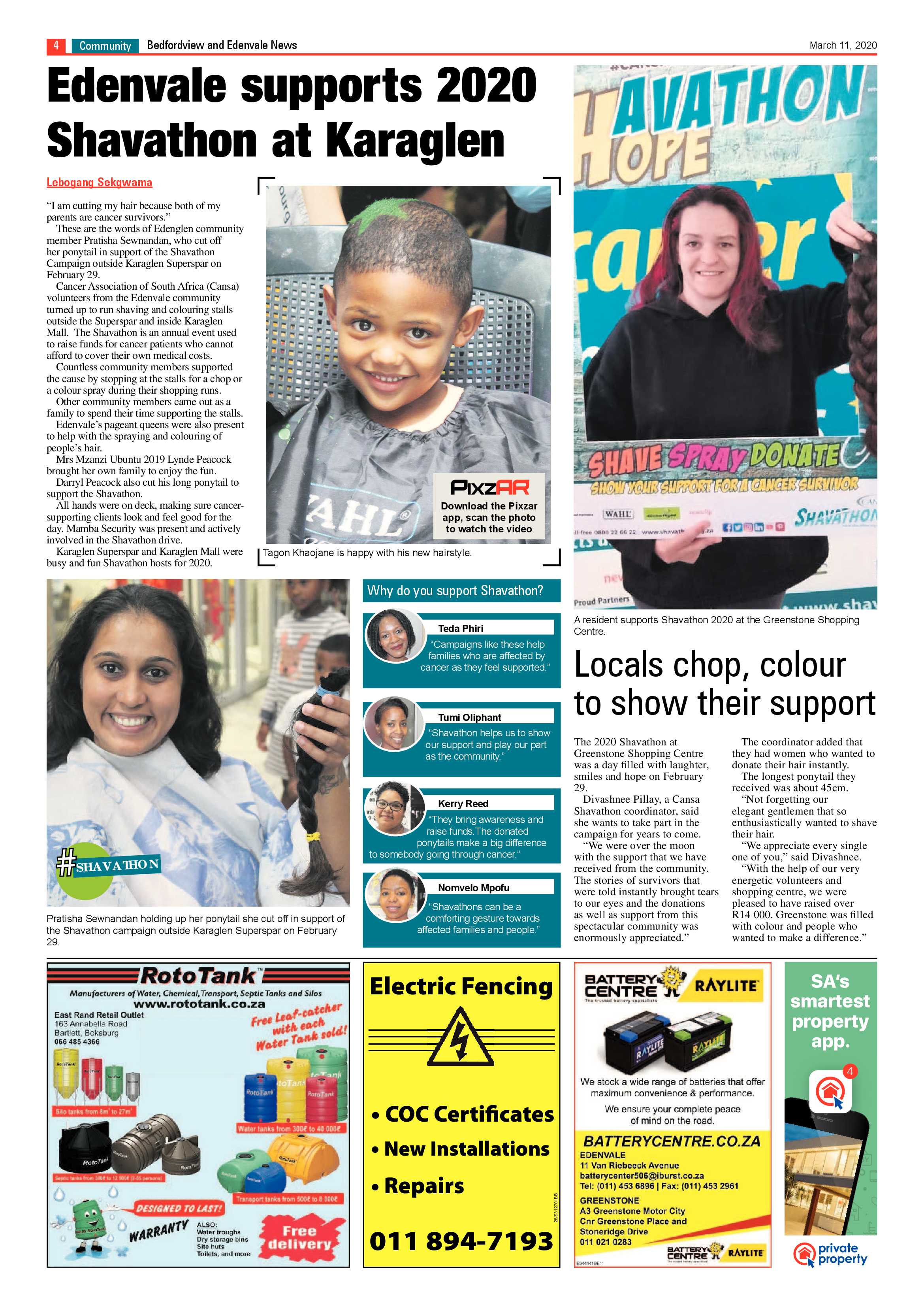 Bedfordview Edenvale News 11 March 2020 page 4
