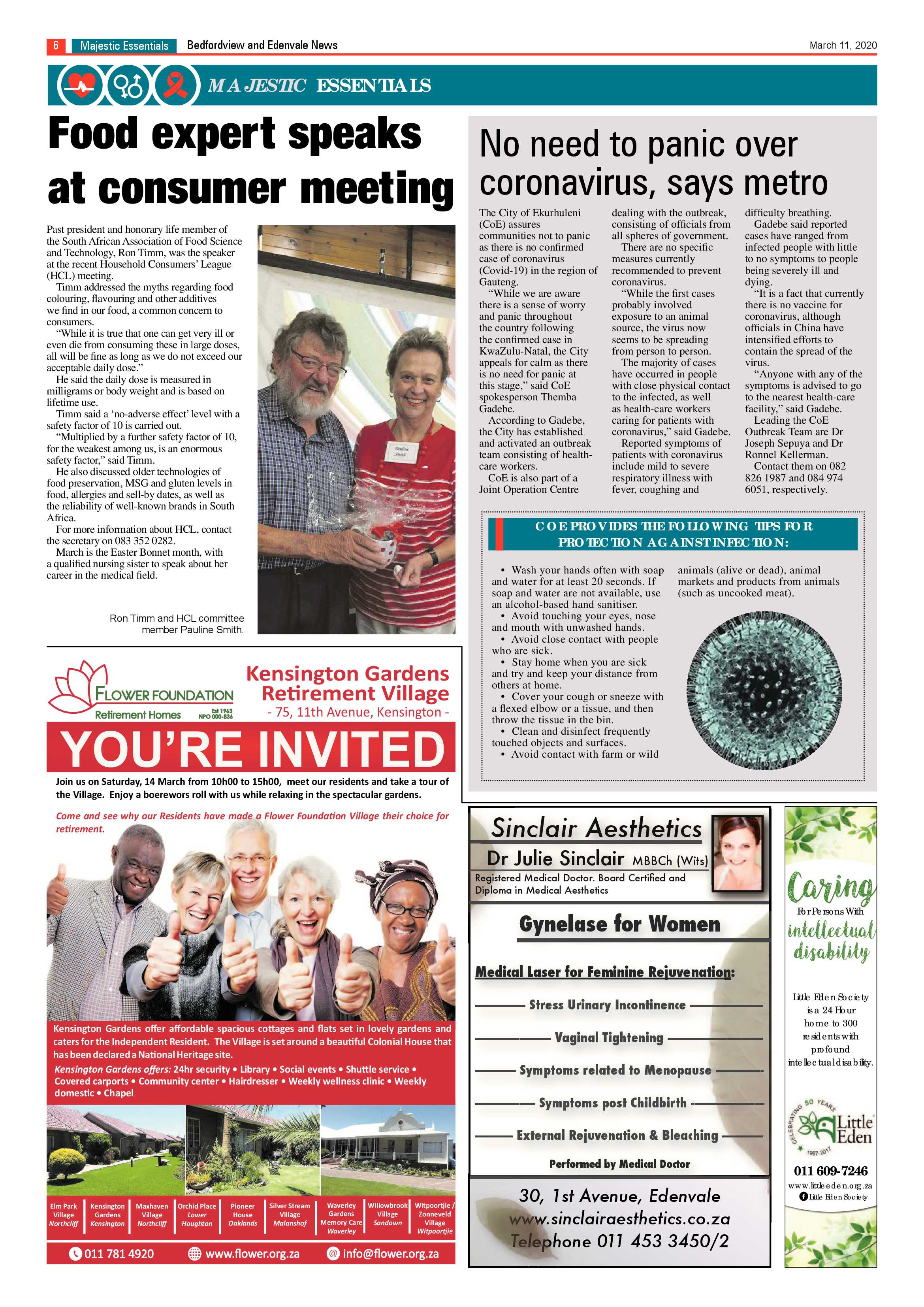 Bedfordview Edenvale News 11 March 2020 page 6