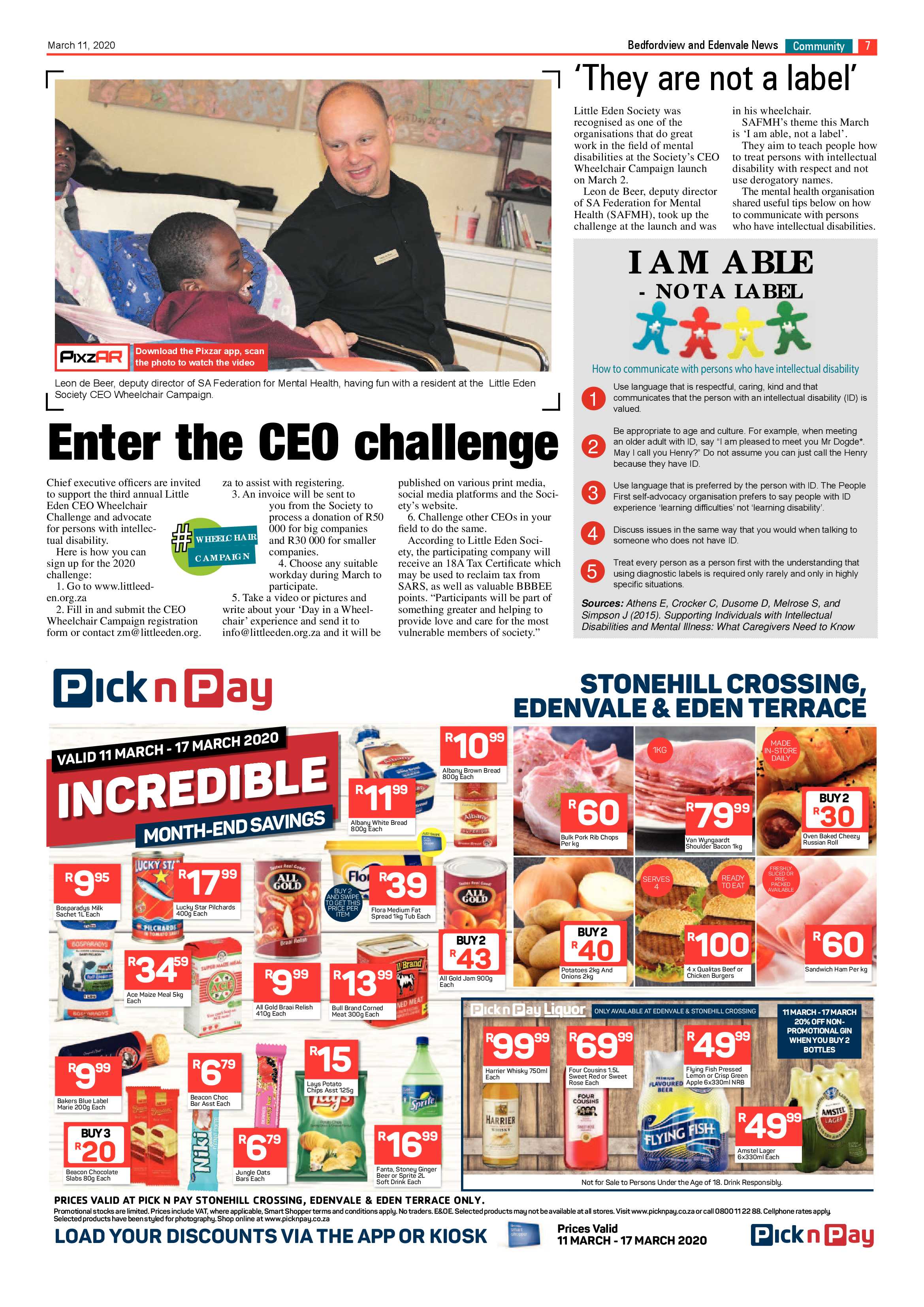 Bedfordview Edenvale News 11 March 2020 page 7