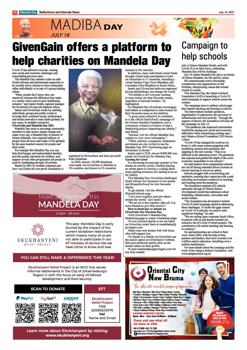Bedfordview Edenvale News 14 July 2021 page 10