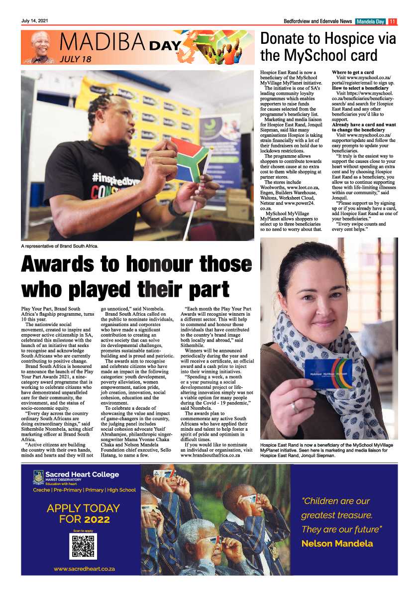 Bedfordview Edenvale News 14 July 2021 page 11