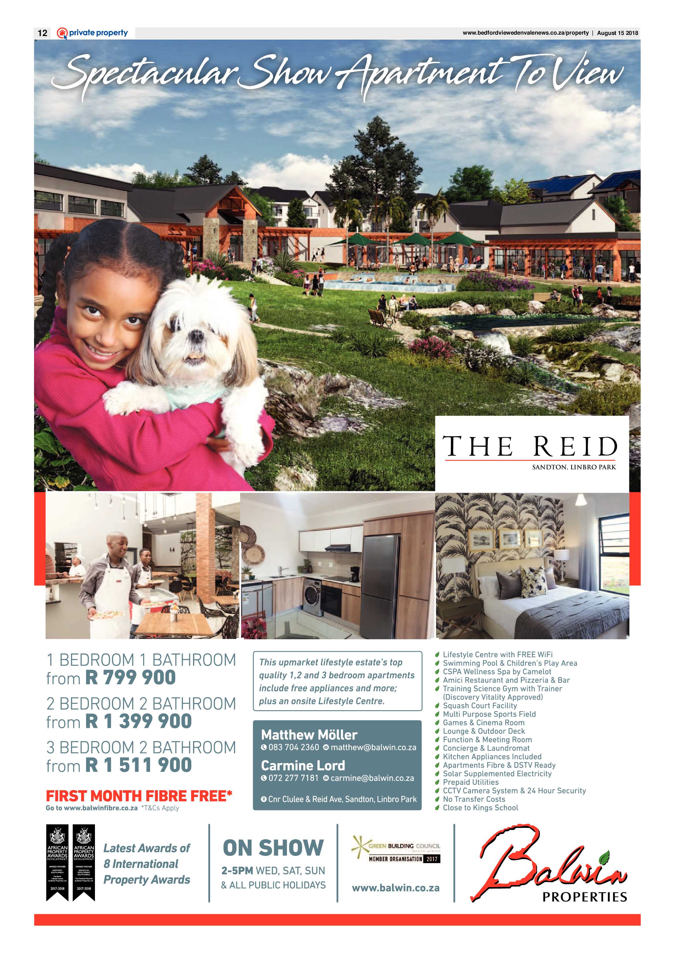 Bedfordview Edenvale News 15 August 2018 page 12