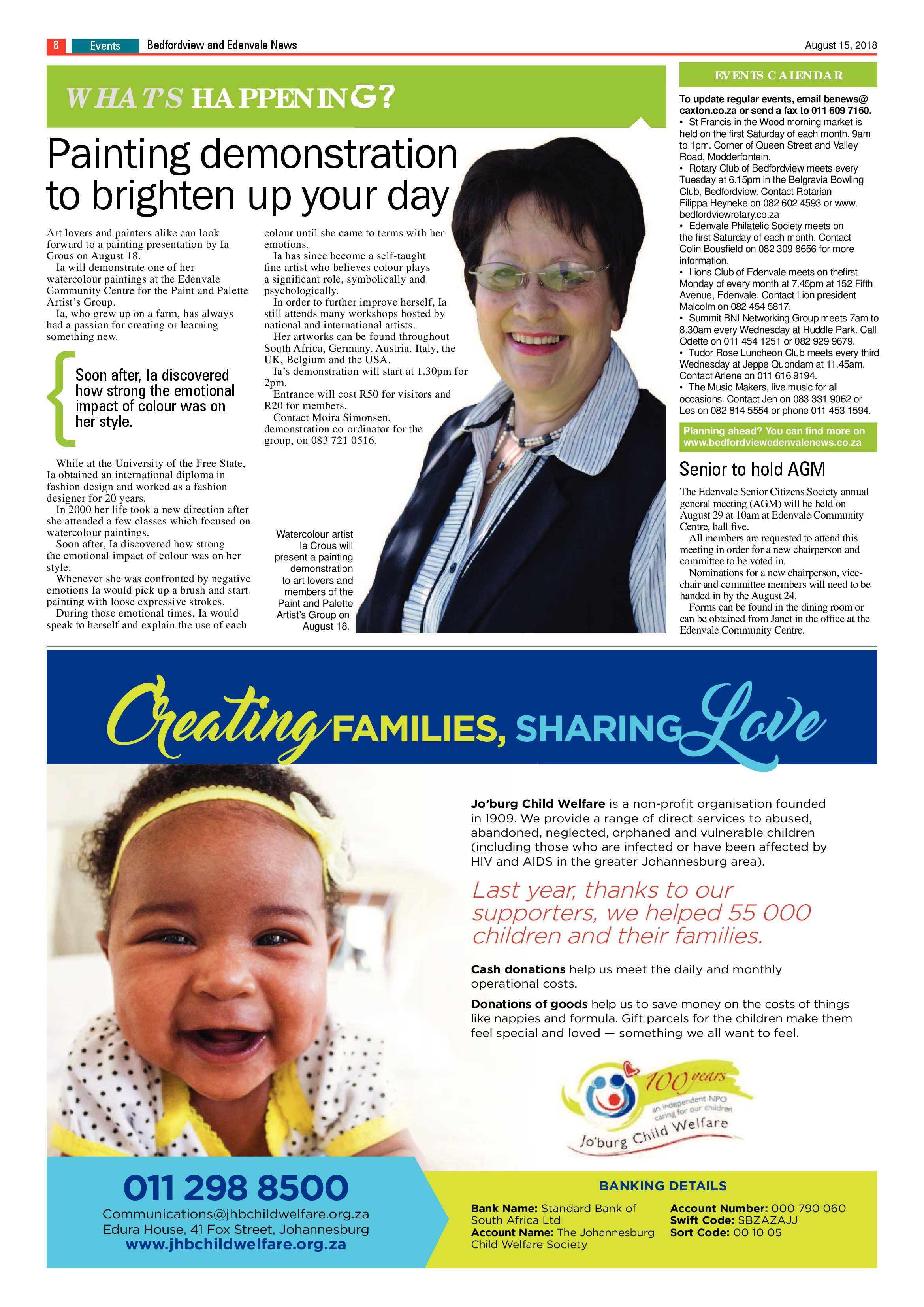 Bedfordview Edenvale News 15 August 2018 page 8