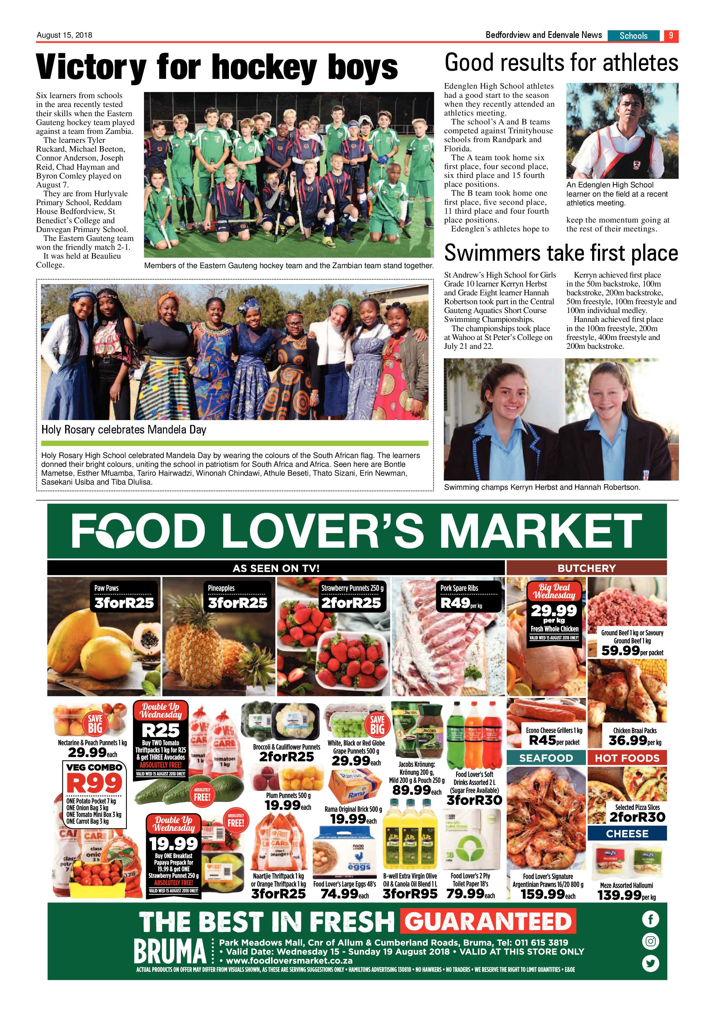 Bedfordview Edenvale News 15 August 2018 page 9