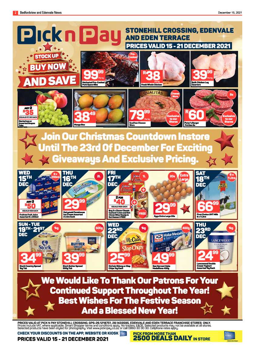 Bedfordview Edenvale News 15 December 2021 page 2