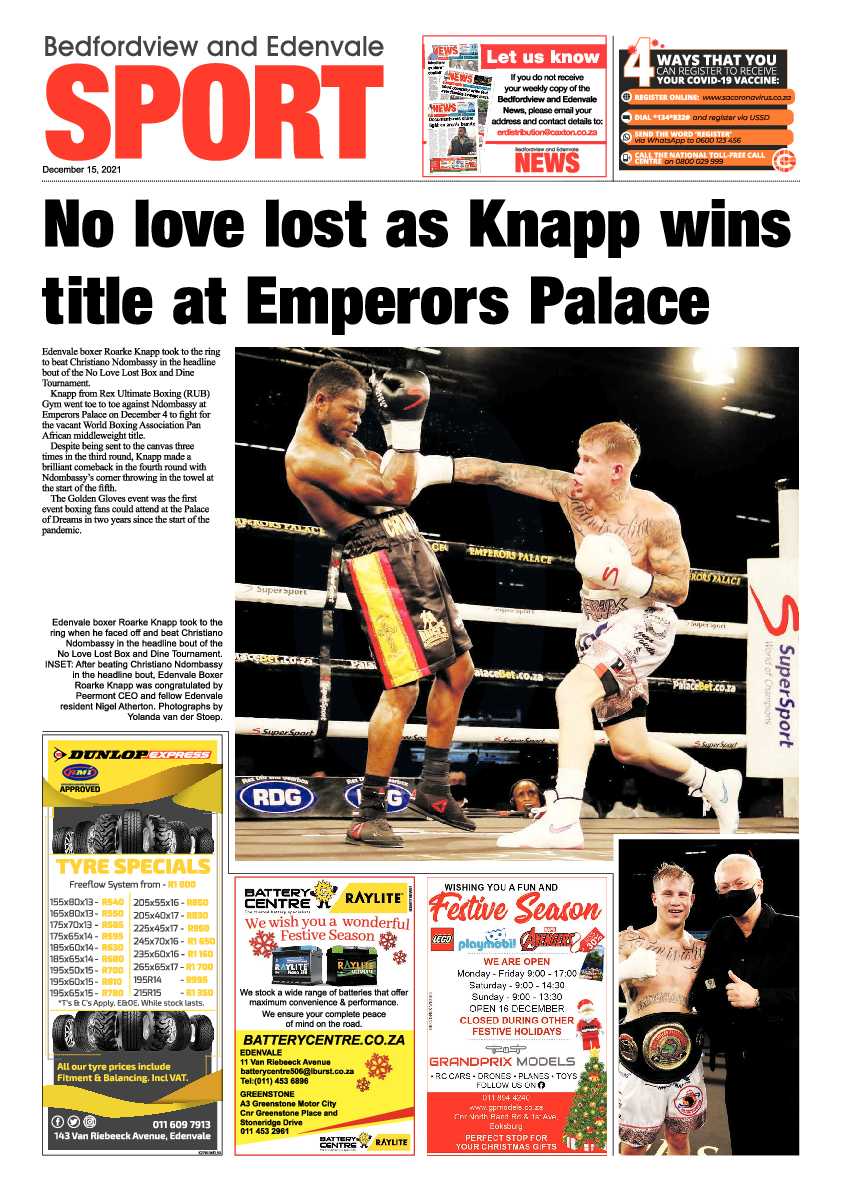 Bedfordview Edenvale News 15 December 2021 page 24