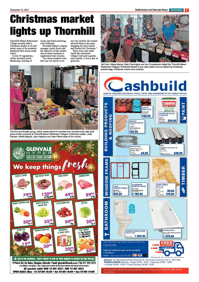 Bedfordview Edenvale News 15 December 2021 page 5