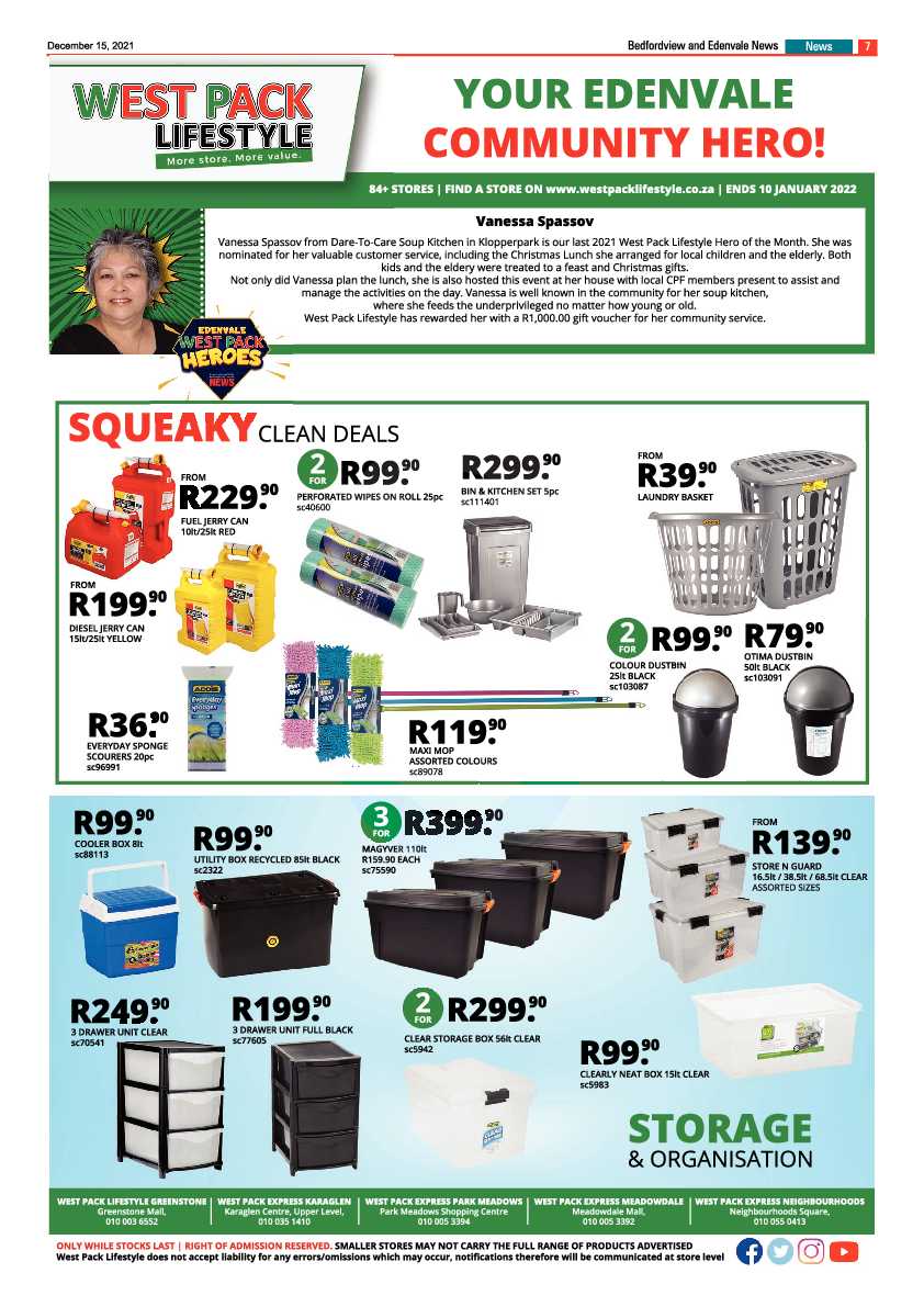 Bedfordview Edenvale News 15 December 2021 page 7