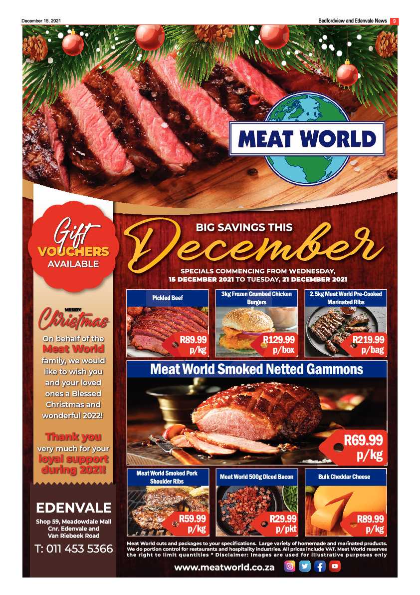 Bedfordview Edenvale News 15 December 2021 page 9