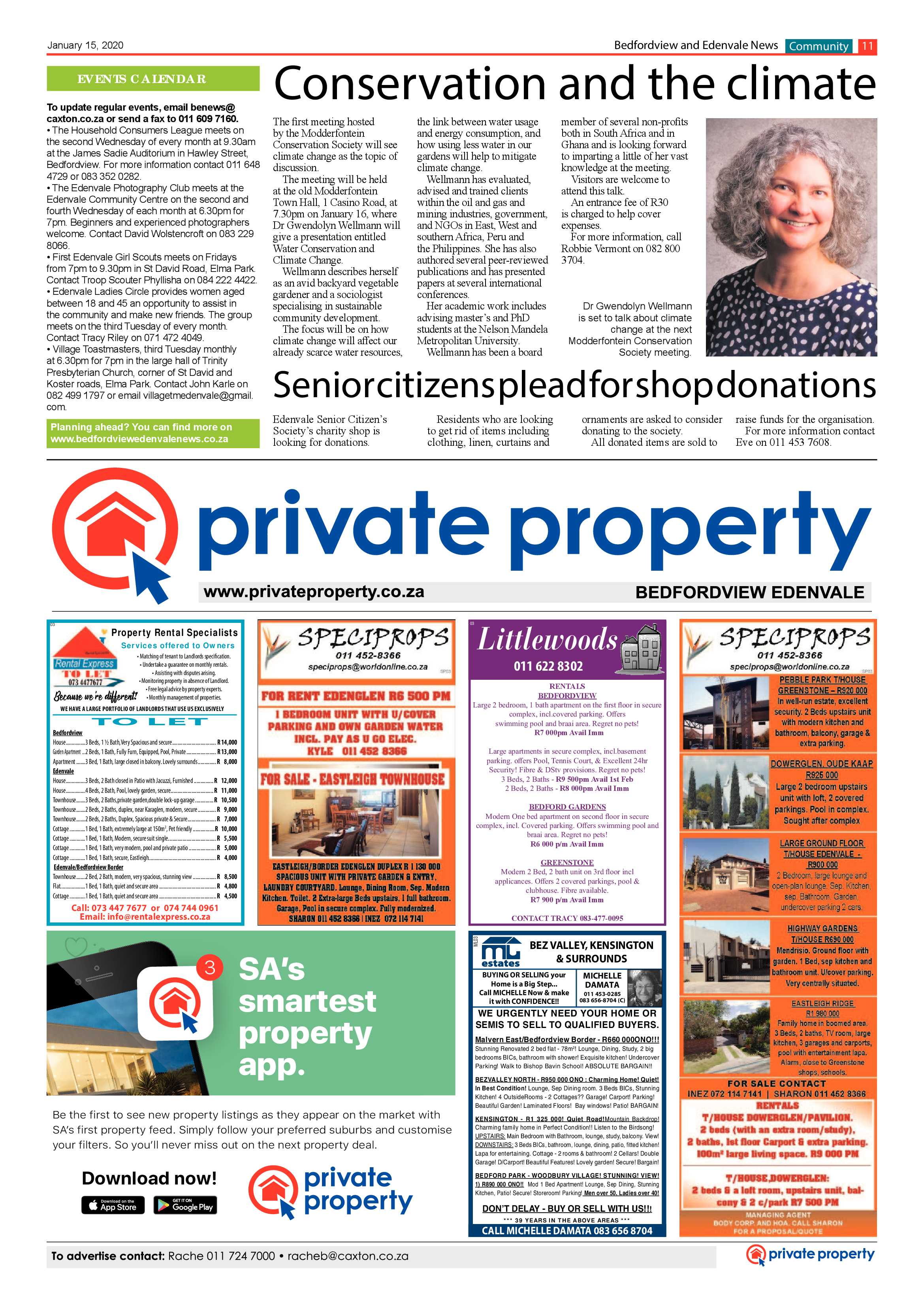 Bedfordview Edenvale News 15 January 2020 page 11