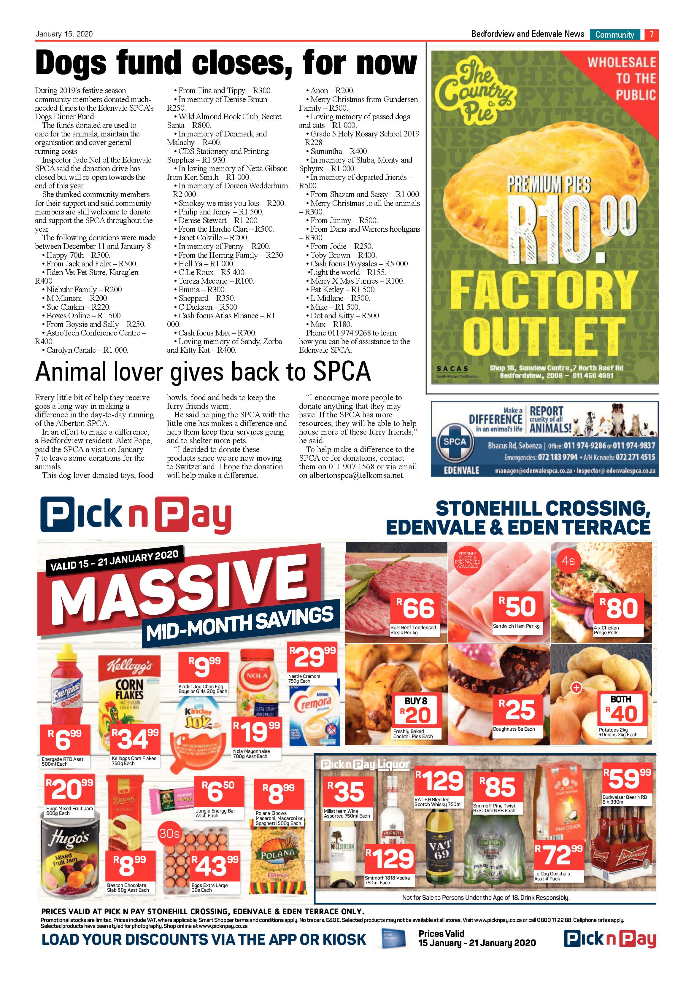 Bedfordview Edenvale News 15 January 2020 page 7