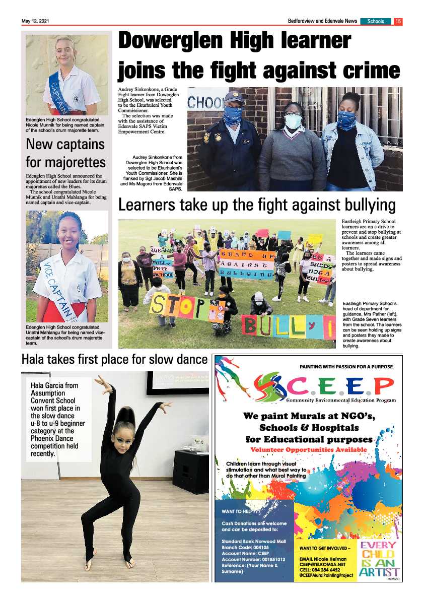 Bedfordview Edenvale News 14 May 2021 page 15