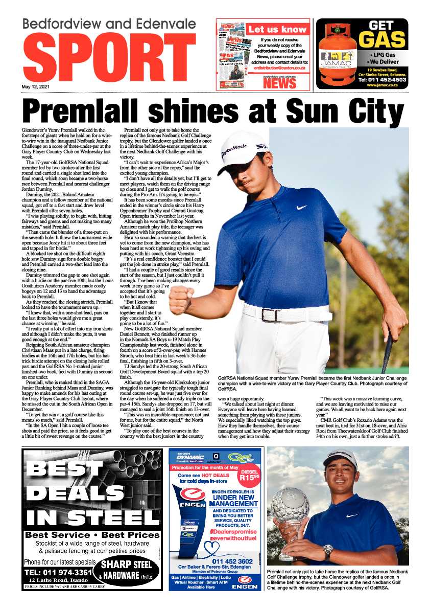 Bedfordview Edenvale News 14 May 2021 page 20