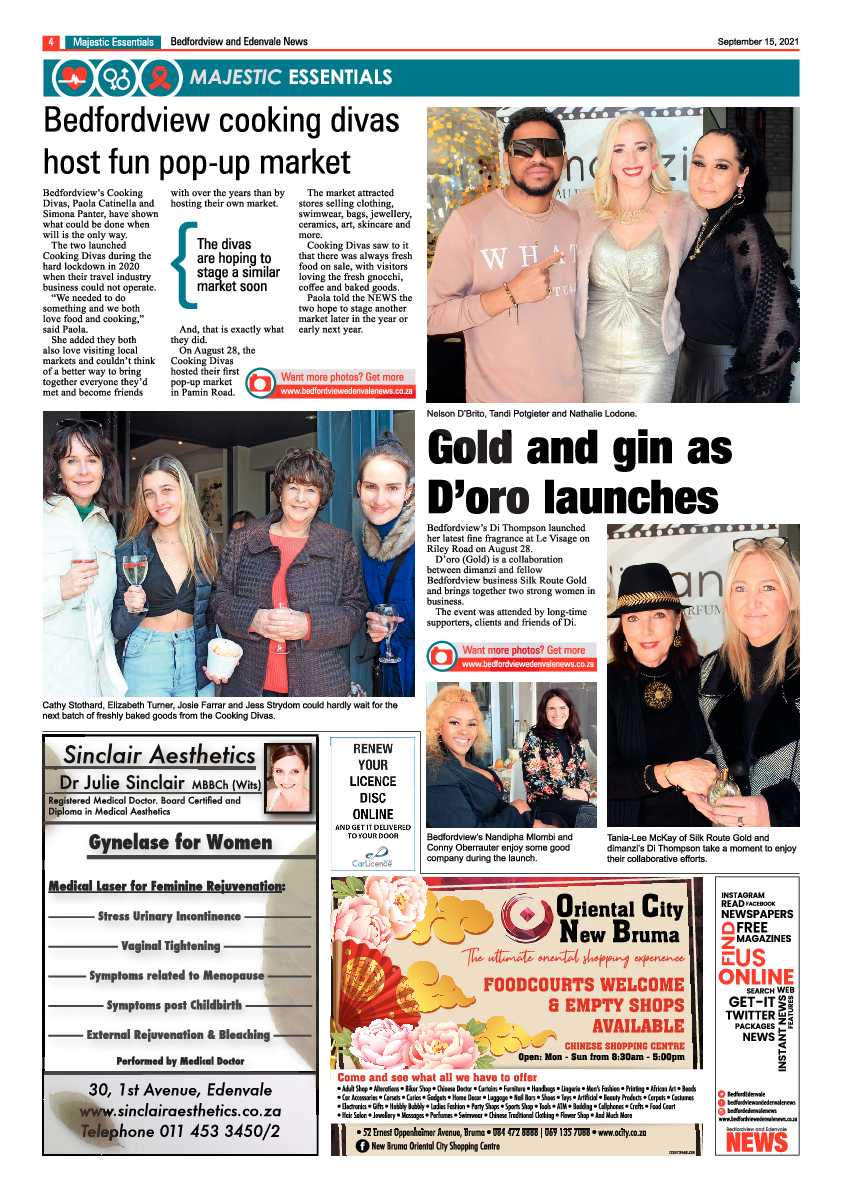 Bedfordview Edenvale News 15 September 2021 page 4