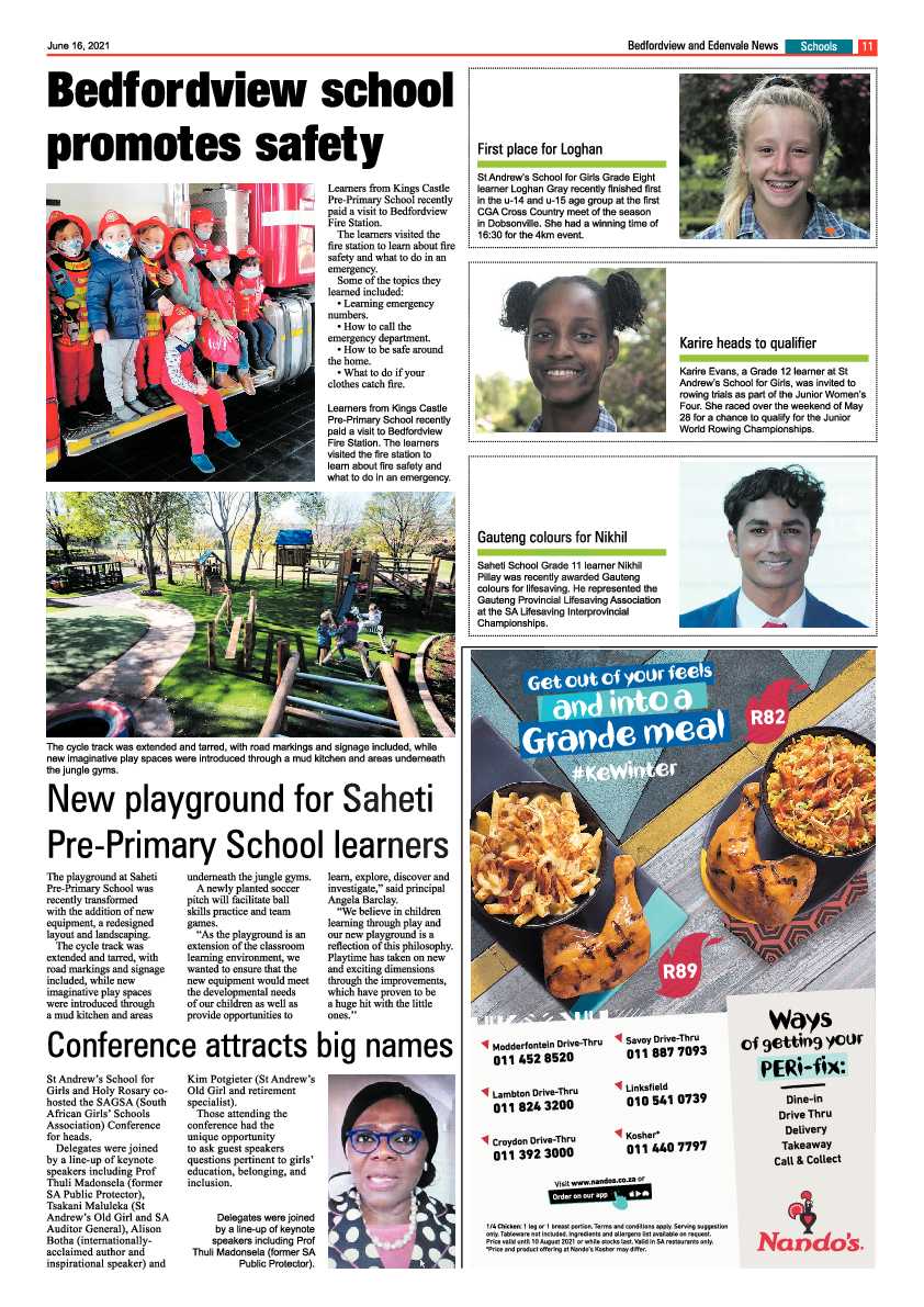 Bedfordview Edenvale News 16 June 2021 page 11