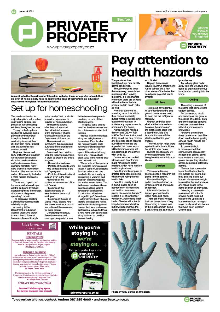 Bedfordview Edenvale News 16 June 2021 page 12