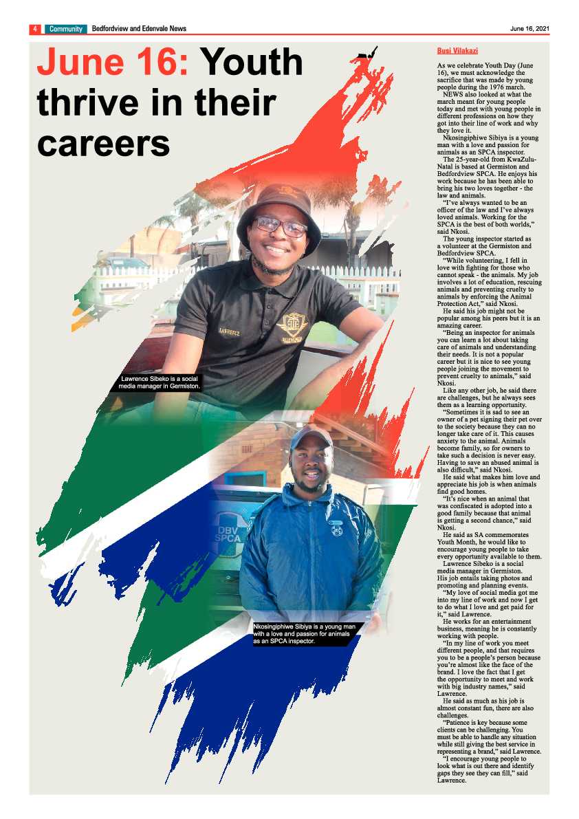 Bedfordview Edenvale News 16 June 2021 page 4