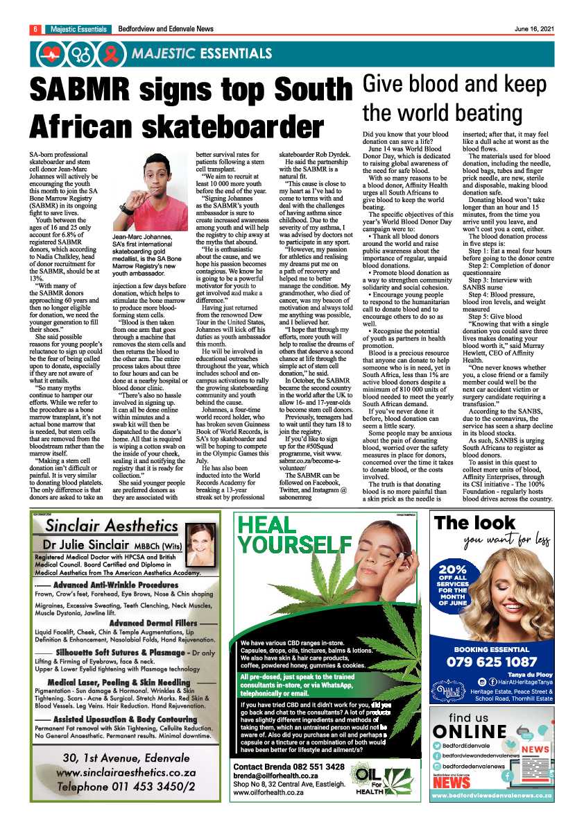Bedfordview Edenvale News 16 June 2021 page 6