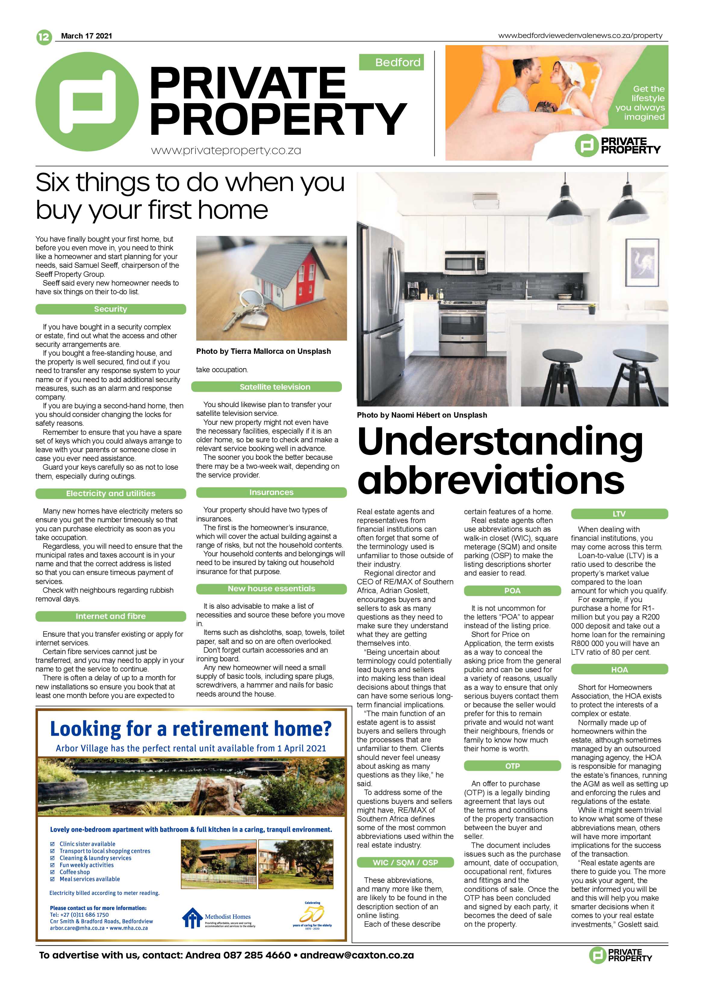 Bedfordview Edenvale News 17 March 2021 page 12