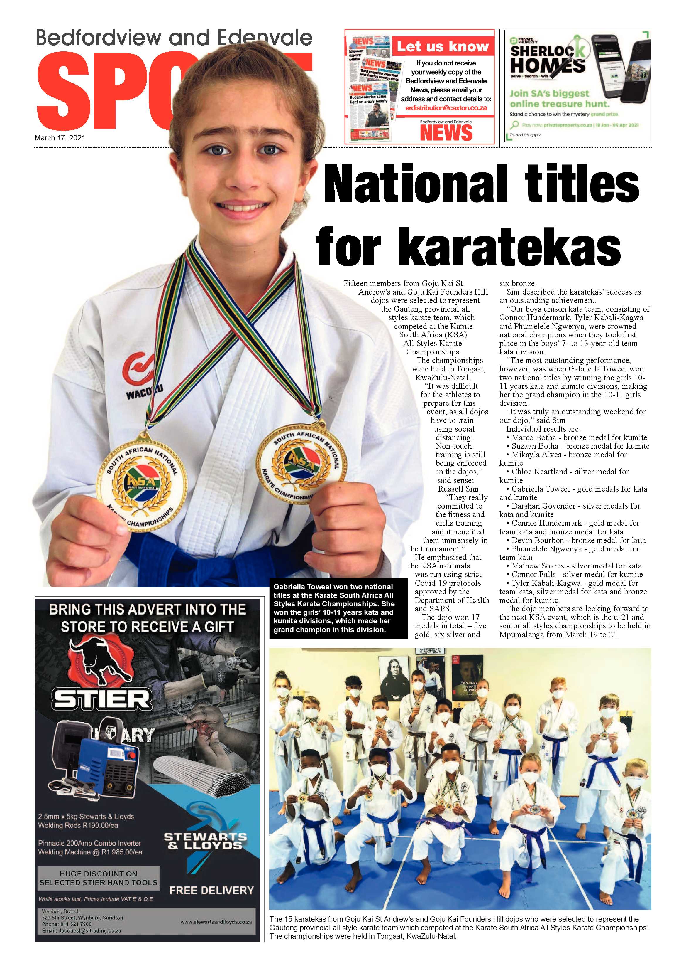 Bedfordview Edenvale News 17 March 2021 page 16